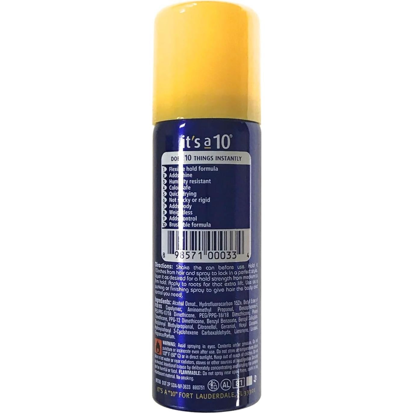 Spray Acabado para Cabello Es un 10 59.15 ml Ligero y Flexible