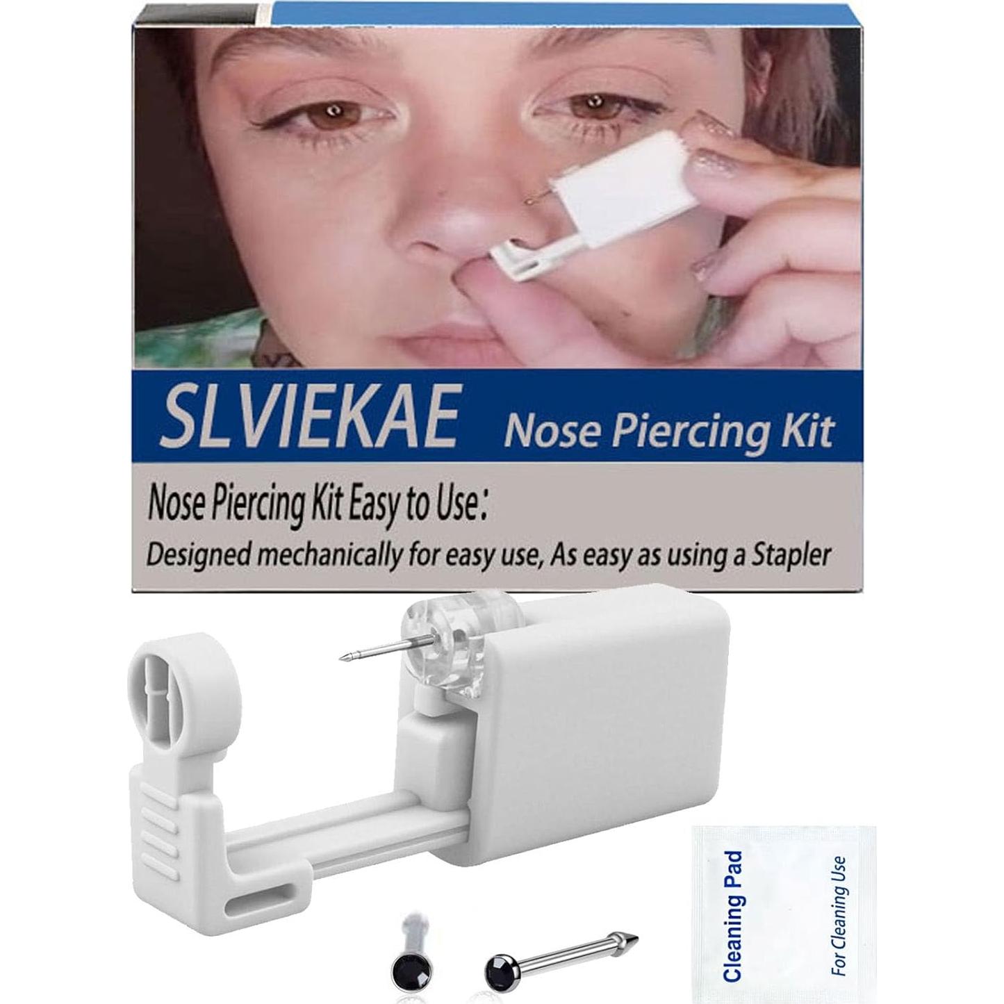 Kit de Perforación de Nariz KUNWEI Negro - Uso Único