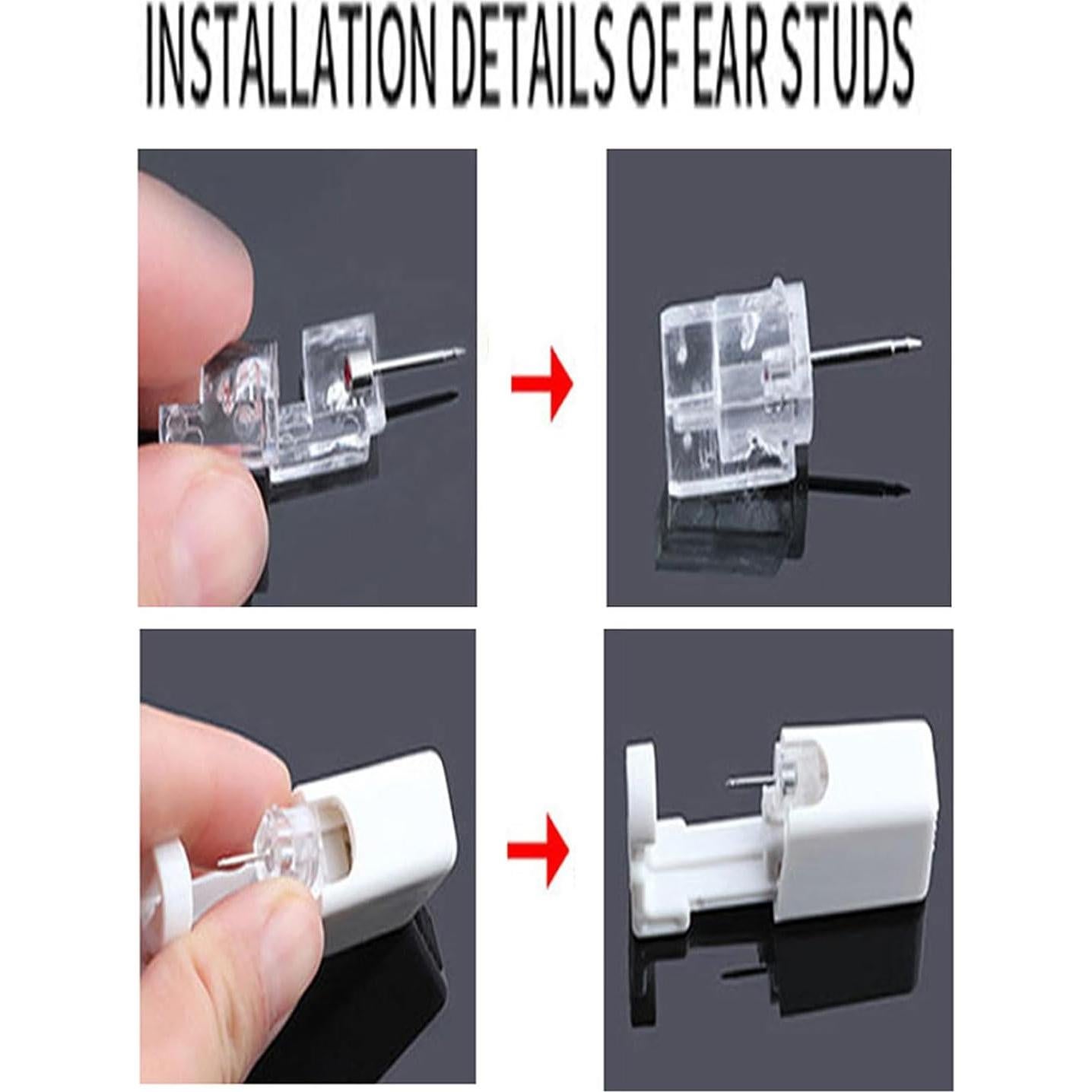 Kit de Perforación de Nariz KUNWEI Negro - Uso Único