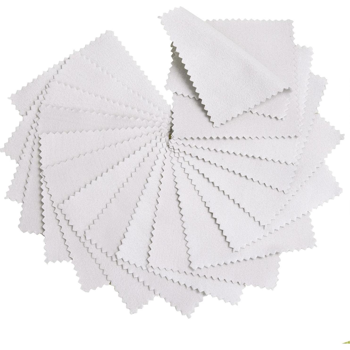 Paño de limpieza de joyas Outus - 50 unidades gris