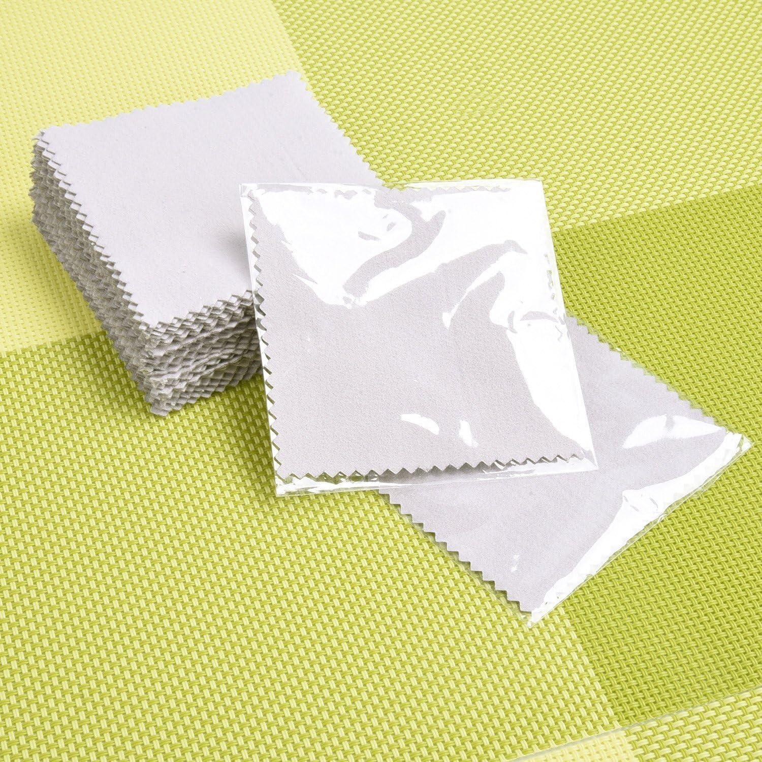 Paño de limpieza de joyas Outus - 50 unidades gris