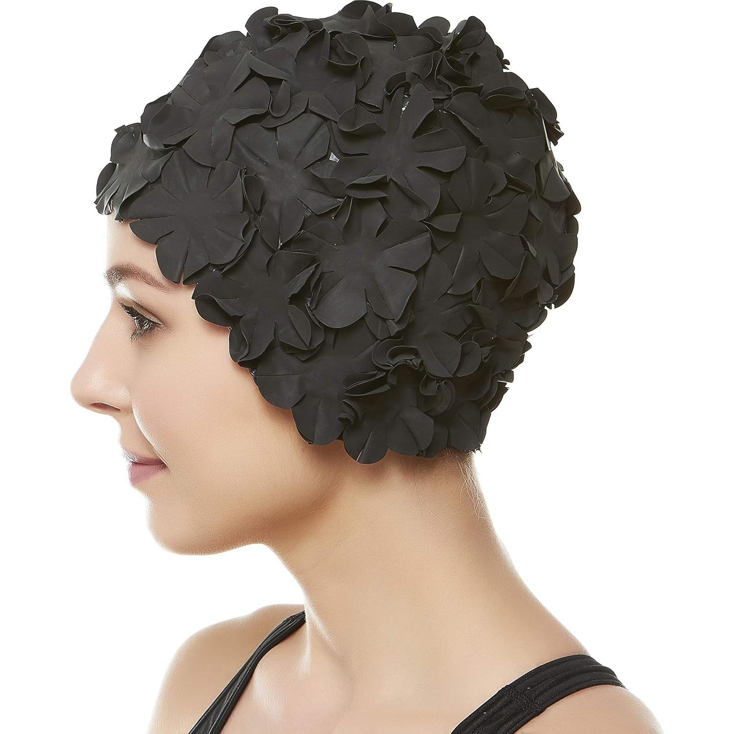 Gorro de Baño Floral Beemo para Mujeres - Protección Cabello