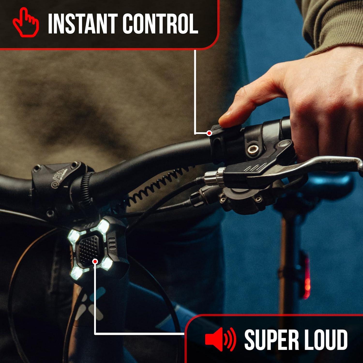 Bocina de Bicicleta ZIREN NP NIGHT PROVISION 120-140dB LED IPX4