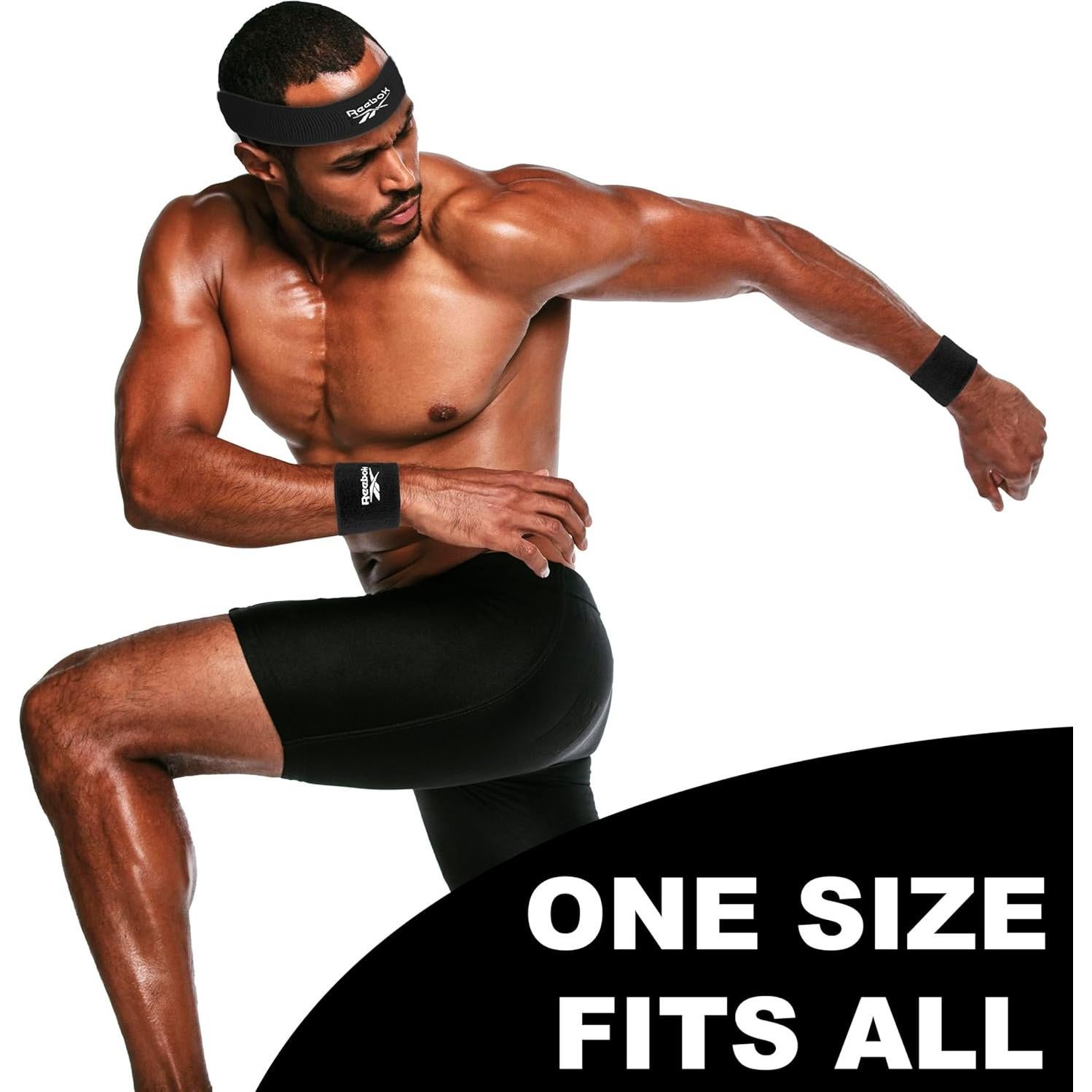 Conjunto de Banda de Sudor Reebok 3 Piezas - Unisex