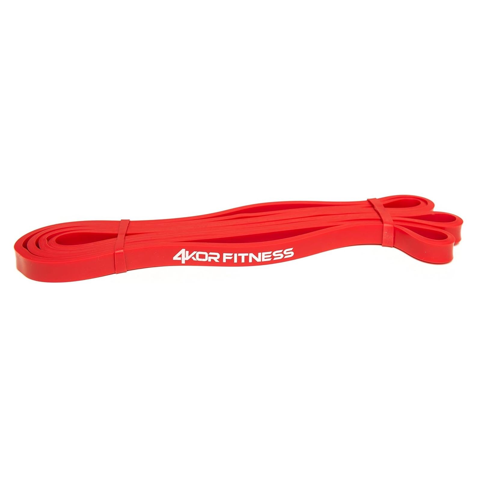 Banda de Resistencia 4KOR Fitness Roja 15-35 lbs (6.8-15.9 kg)
