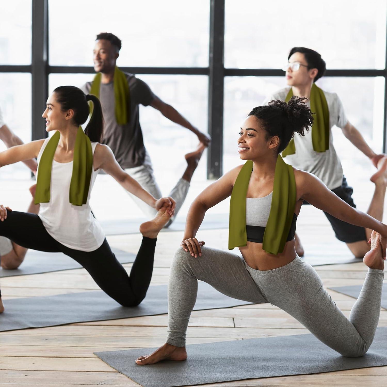 Toalla de Enfriamiento Honoson 30 Unidades Microfibra Verde Militar