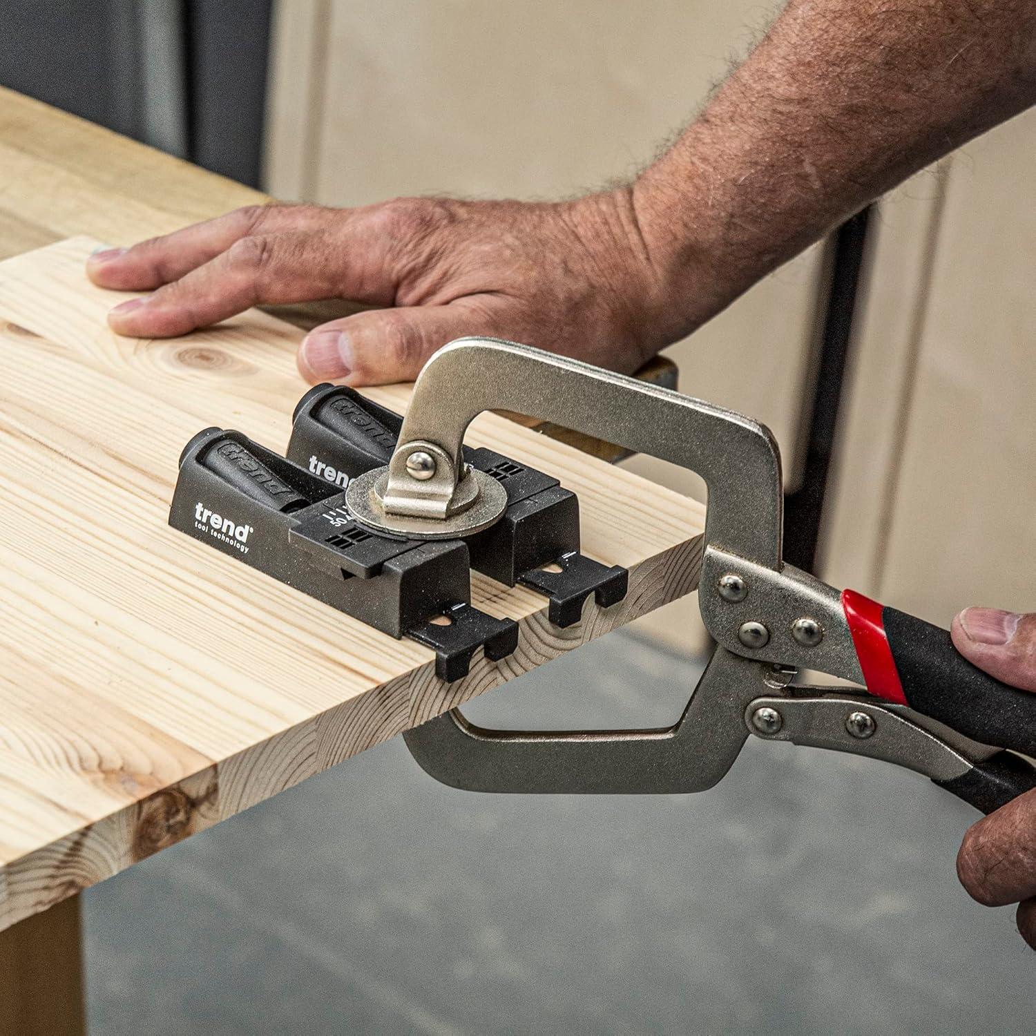 Plantilla de Agujeros de Pocket Trend 3 en 1 con Broca HSS