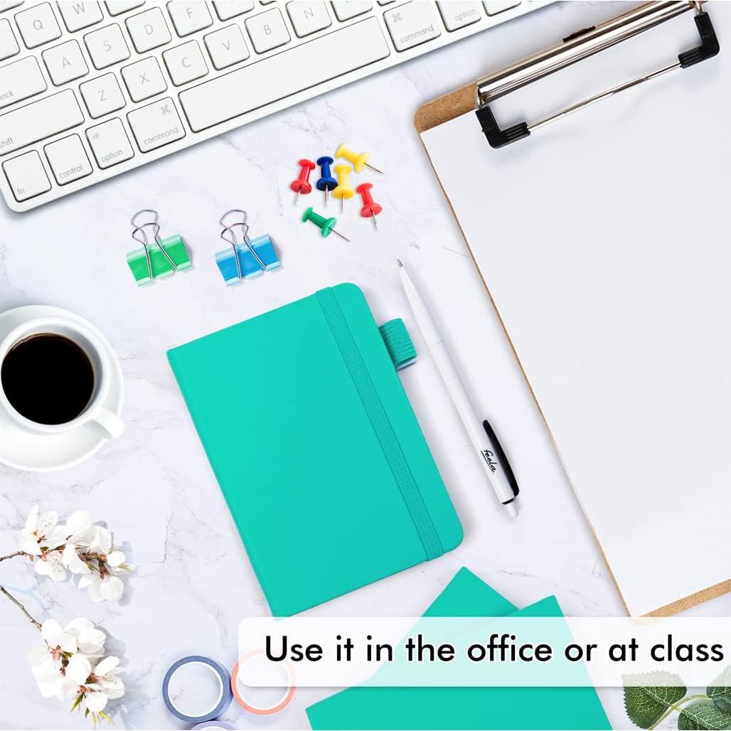 Paquete de 15 Cuadernos A6 Feela con Rayas Universitarias Aqua