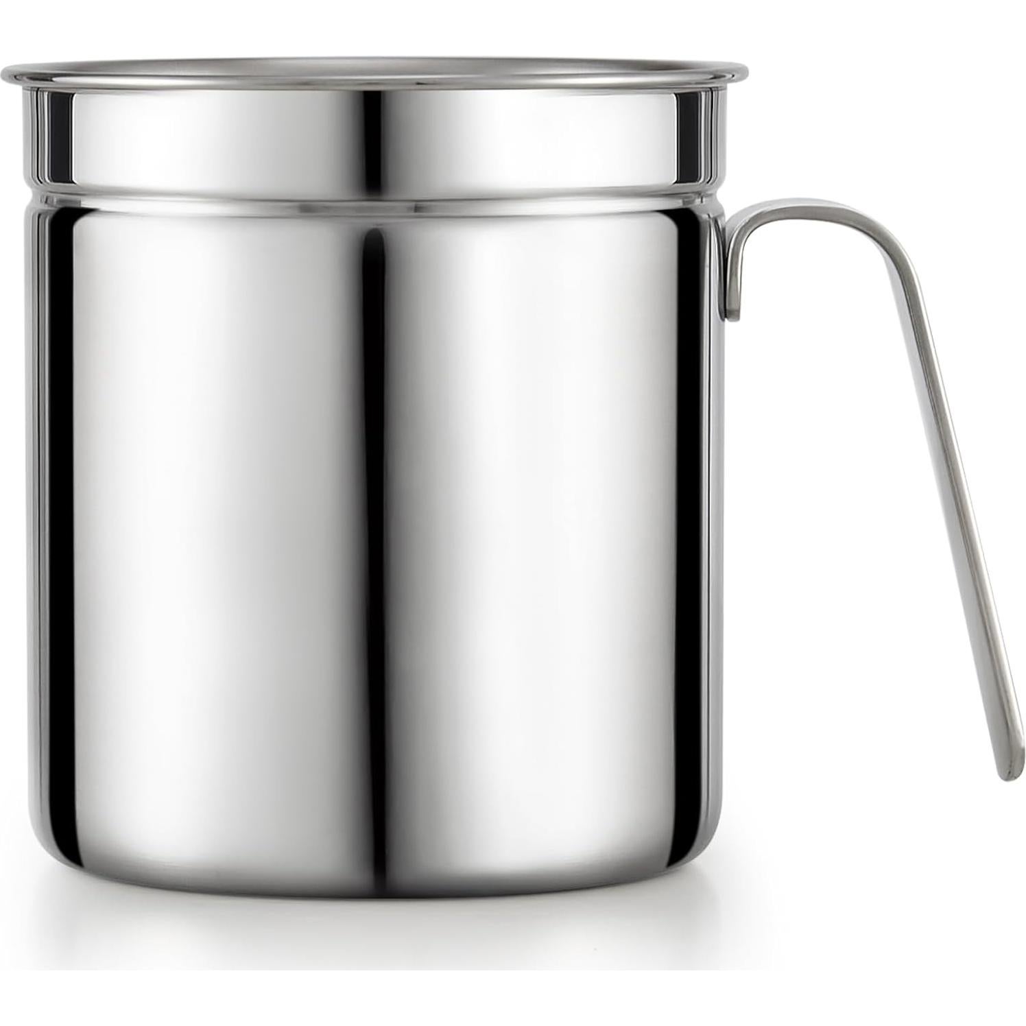 Contenedor de Grasa de Tocino Cook N Home 2.5L Acero Inoxidable