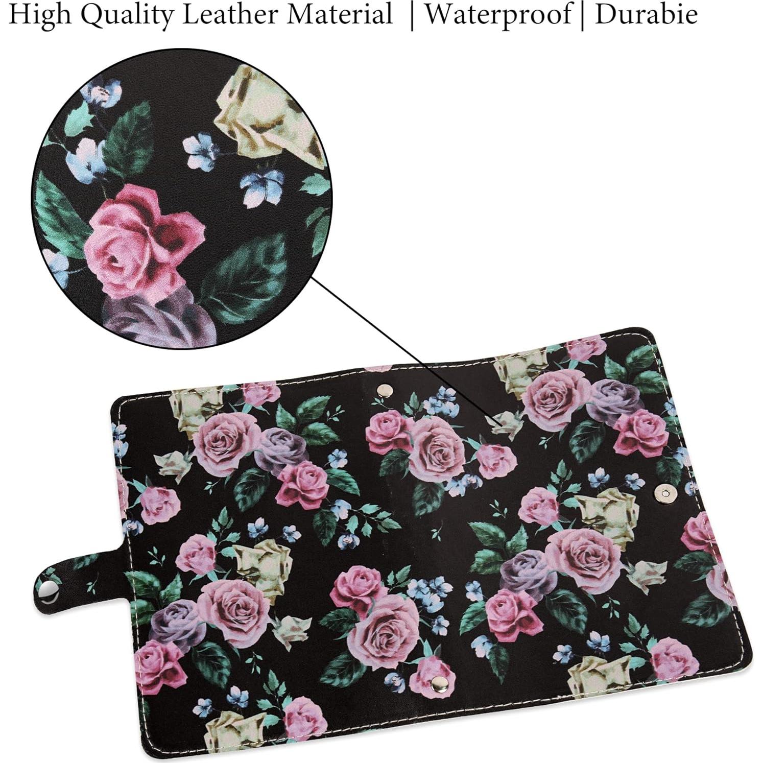 Organizador de Pastillas Hennaja 1-Rosa Negro, 6 Bolsillos