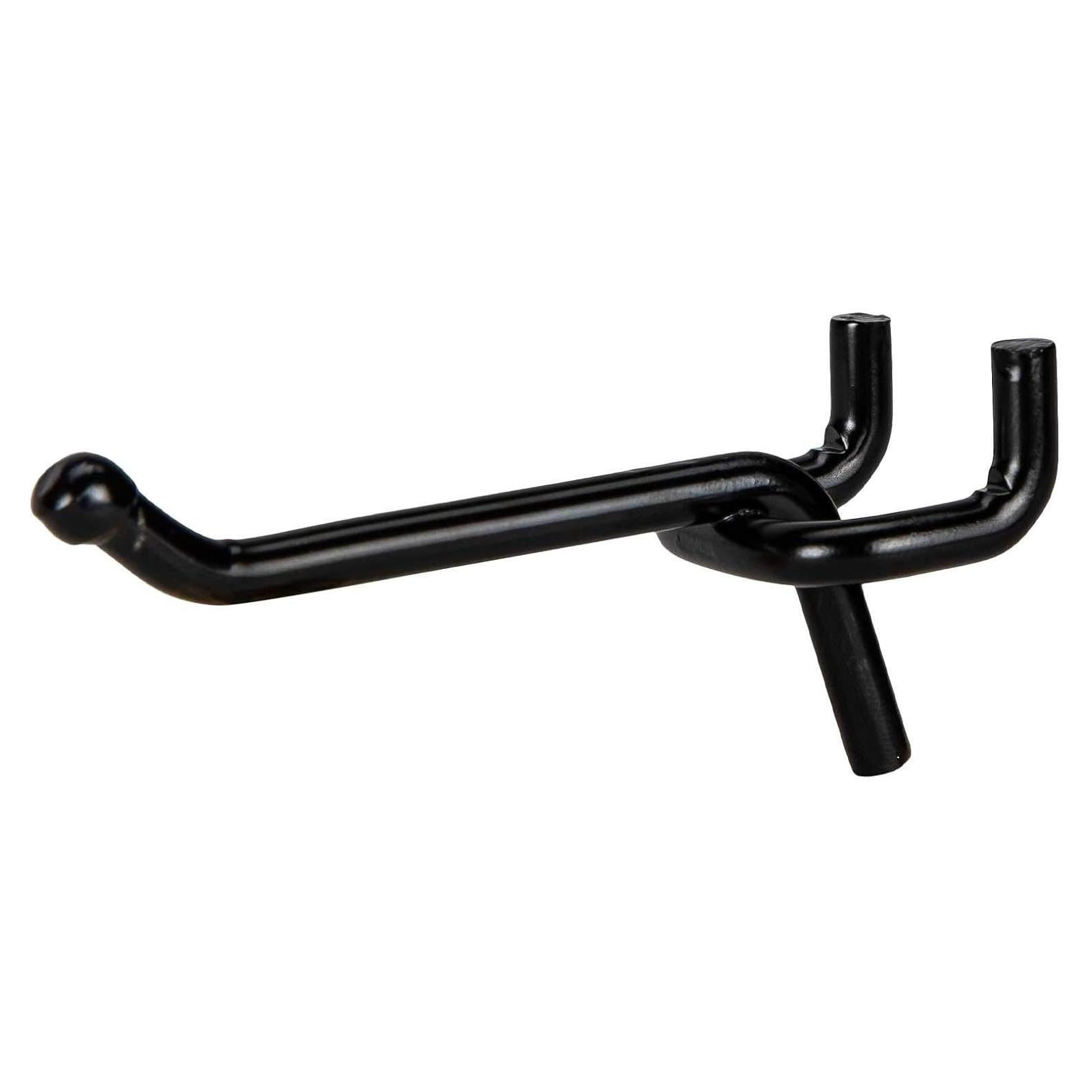 Ganchos de Estante de Tablero de Clavos Presa 50 Unidades 5 cm Negro