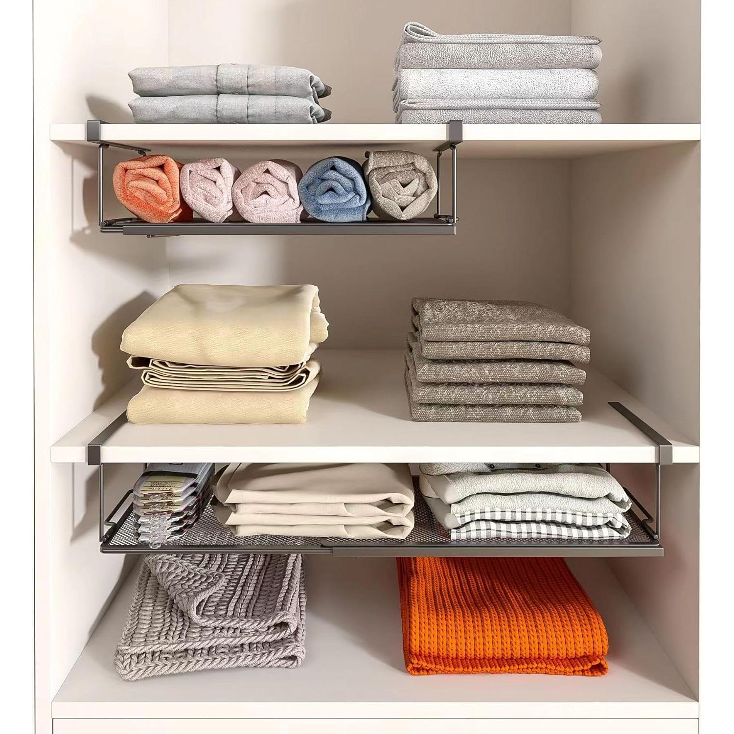 Estante Expandible Bajo Gabinete SHINEWON 38.4-70.5 cm Negro