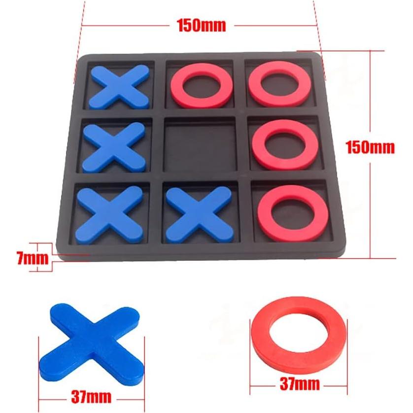 Juego de Mesa Tic Tac Toe Zeyce 15x15 cm Plástico Ecológico