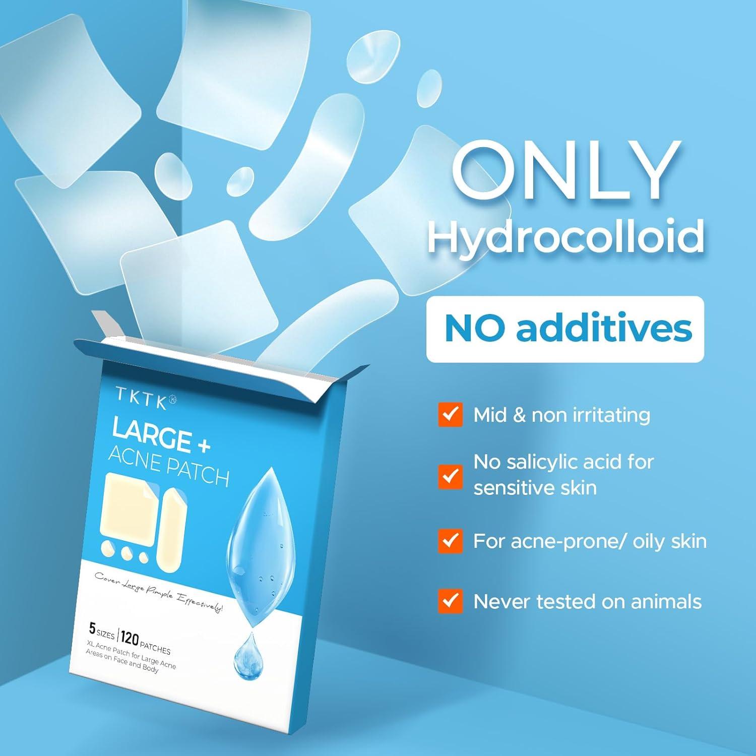 Parches Hidrocoloides TKTK 45x45 mm para Granitos - 120 Piezas