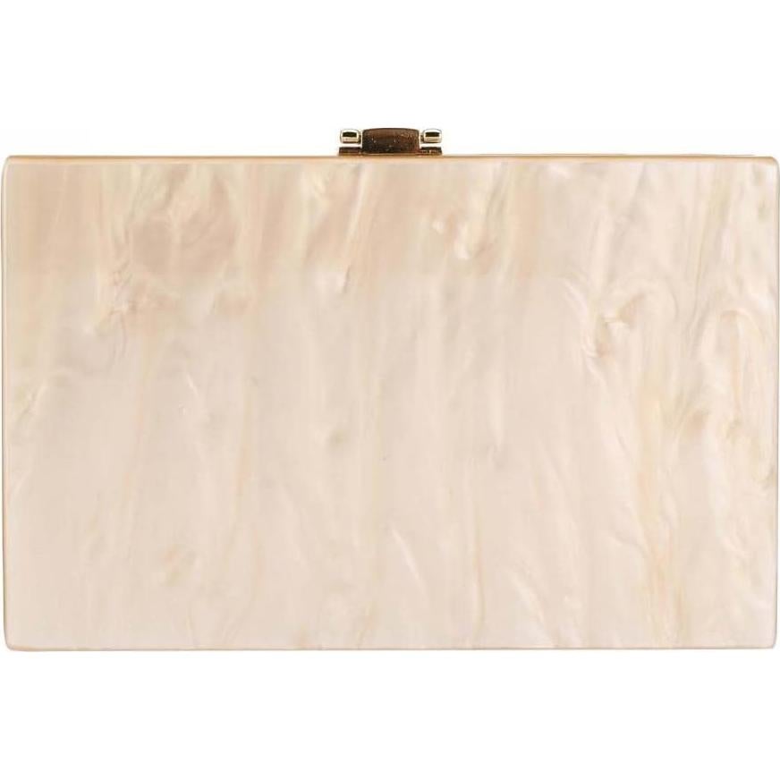 Bolso Clutch Acrílico Gets Verde Degradado 17x11cm para Mujeres