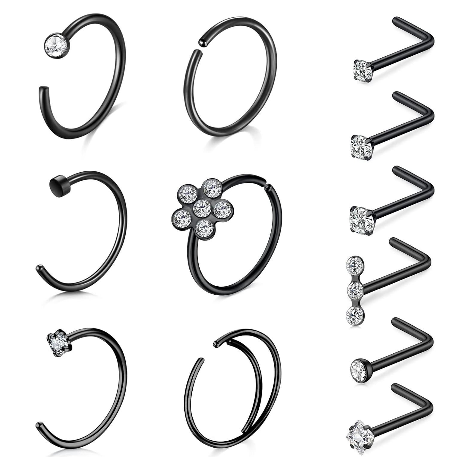 Anillo de Nariz Mayhoop 20G Acero Inoxidable Hipoalergénico