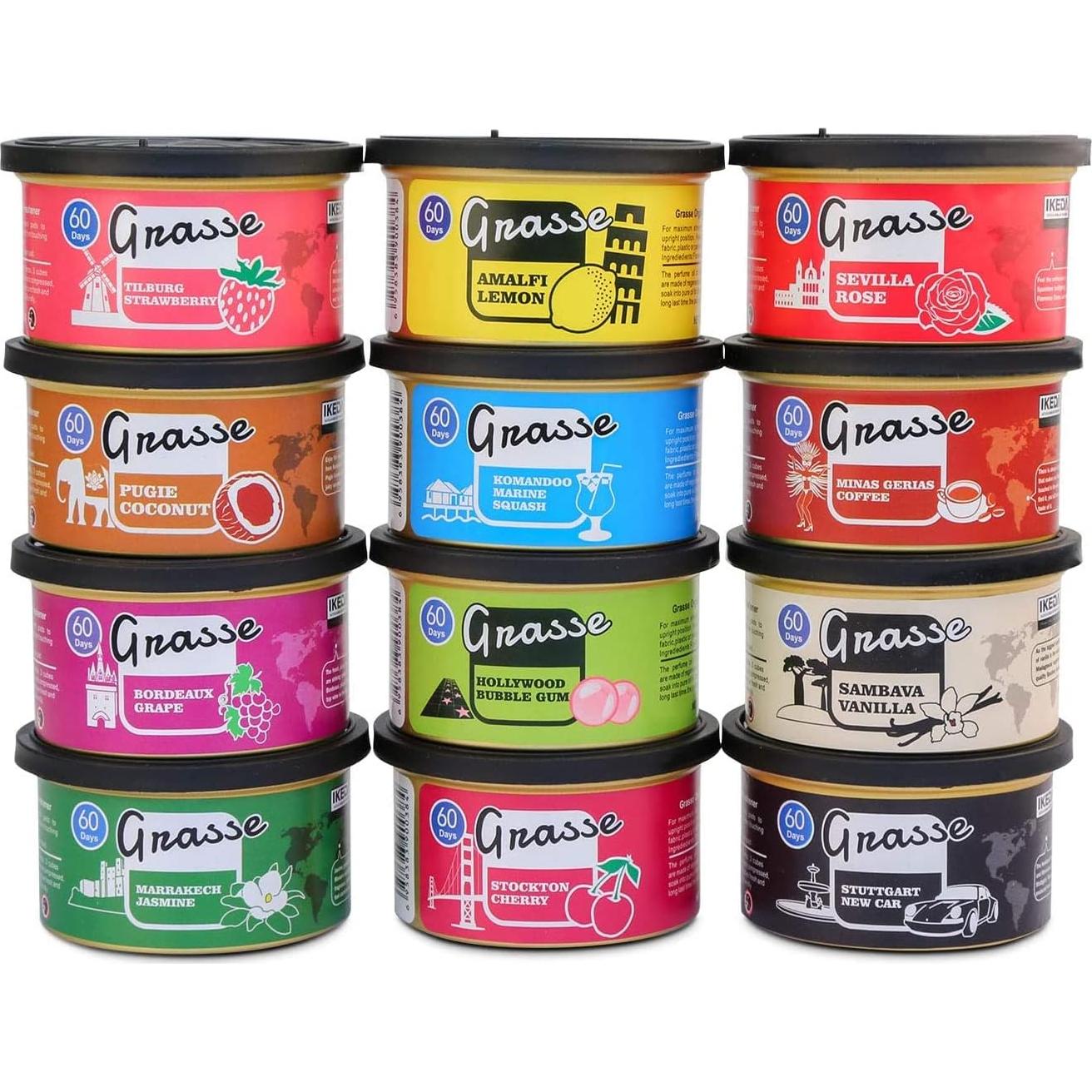 Ambientador de Auto Ikeda Scents - 12 Aromas Naturales 42.5g