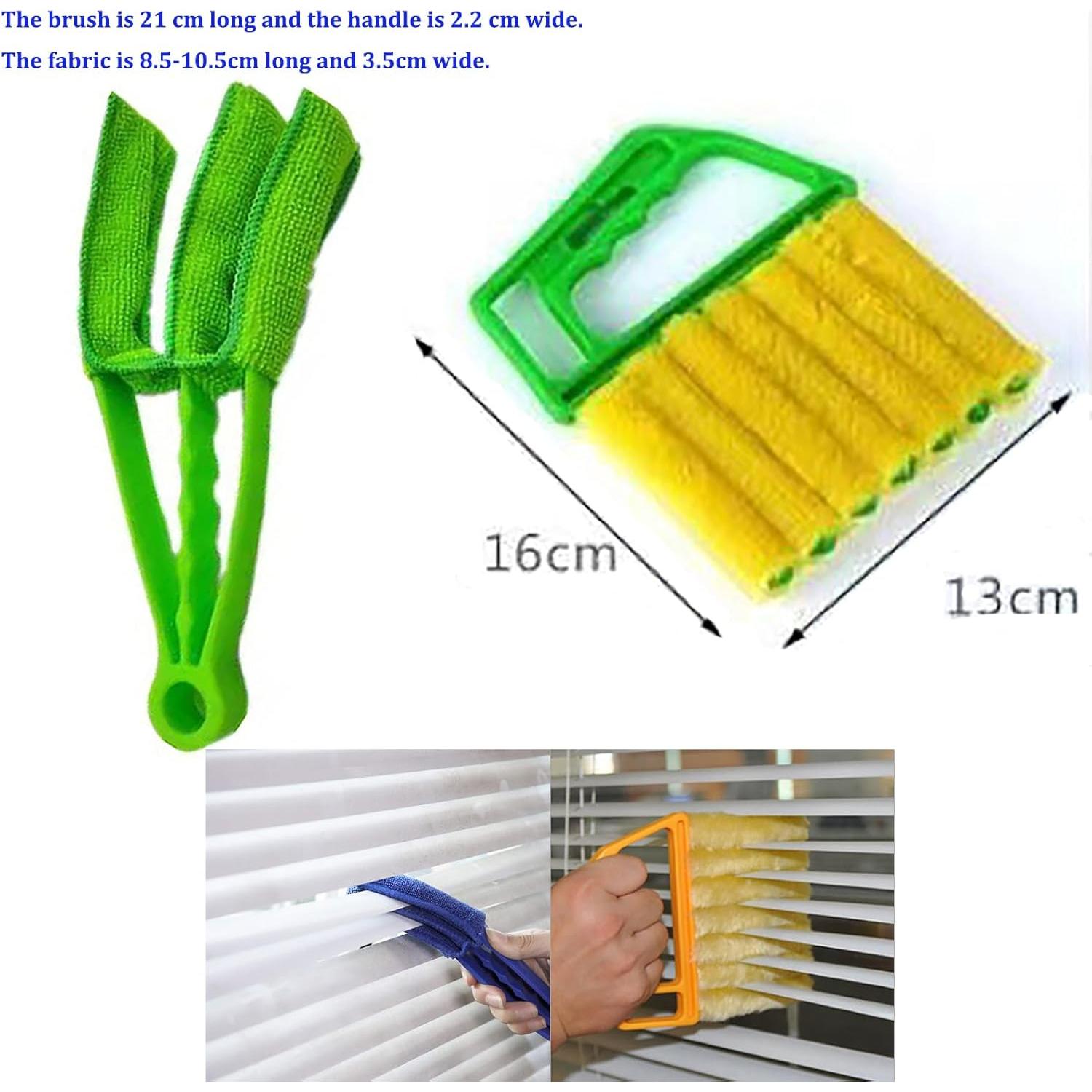 Cepillos Limpiadores de Persianas UpTuoLi - 2 Piezas, Azul