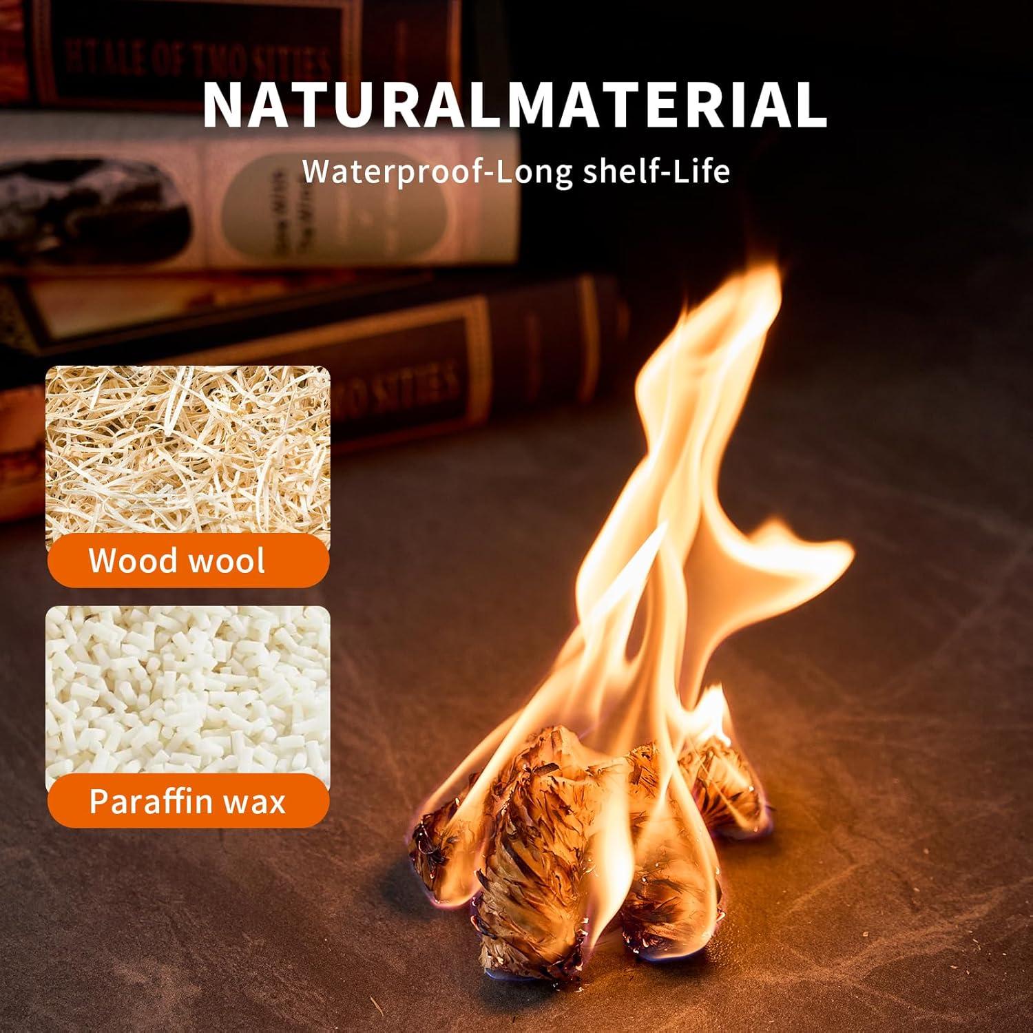 Encendedores Naturales KACHUAN BEAR 60pcs para BBQ y Chimenea