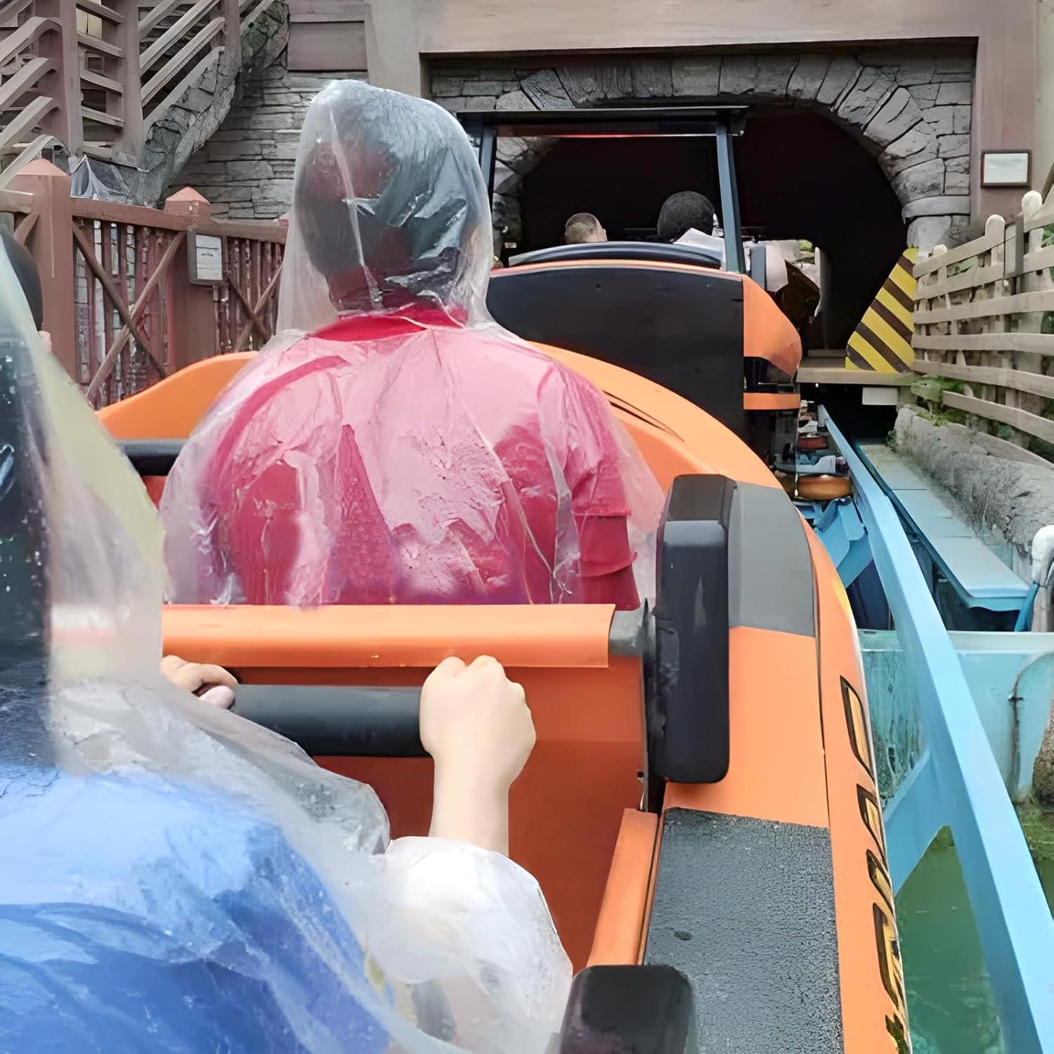 108 Ponchos de Lluvia Desechables Ayearparty Transparentes