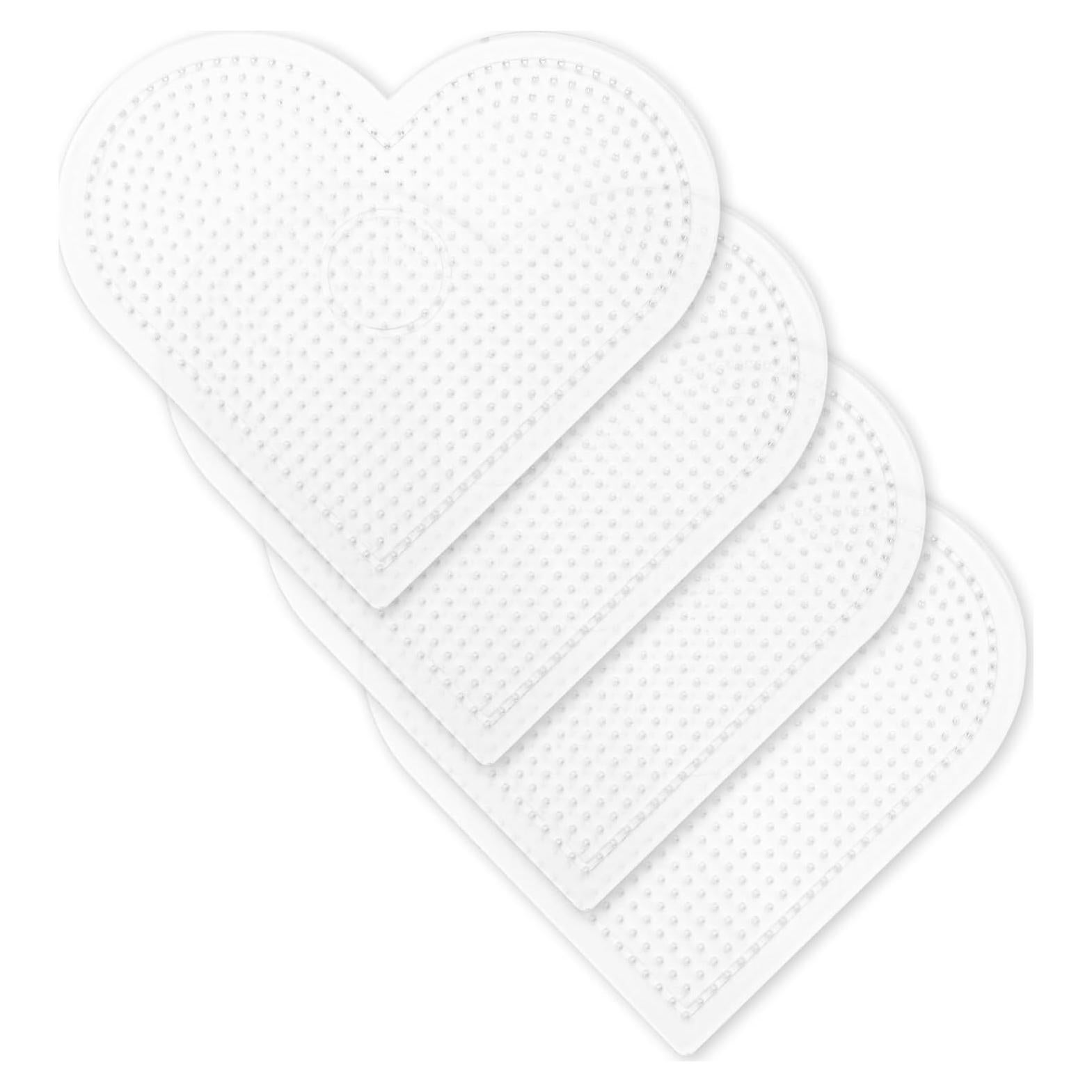 4 Tableros de Perlas de Fusión Krastmon 17.95 cm Corazón