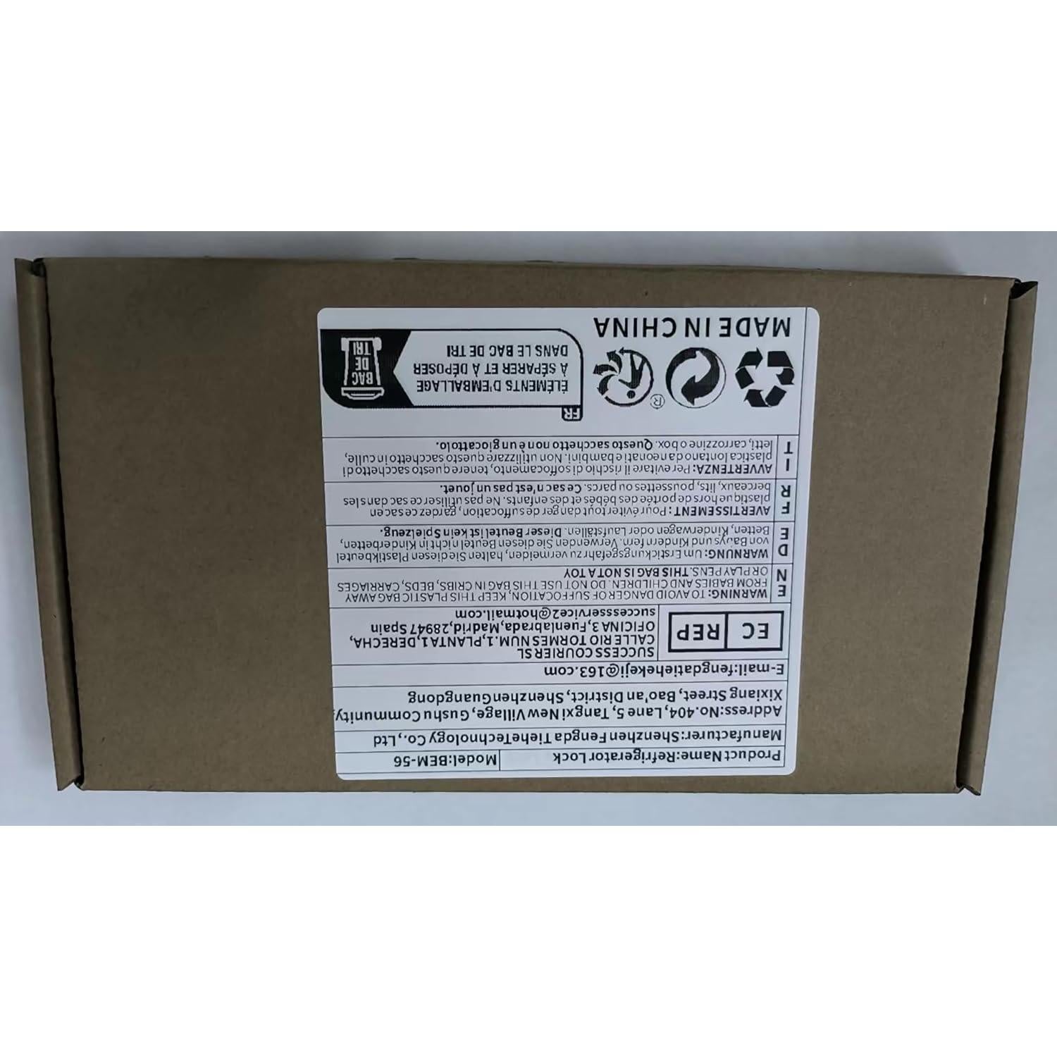 Cerraduras de Refrigerador a Prueba de Niños BECOMTO - 2 Paquete