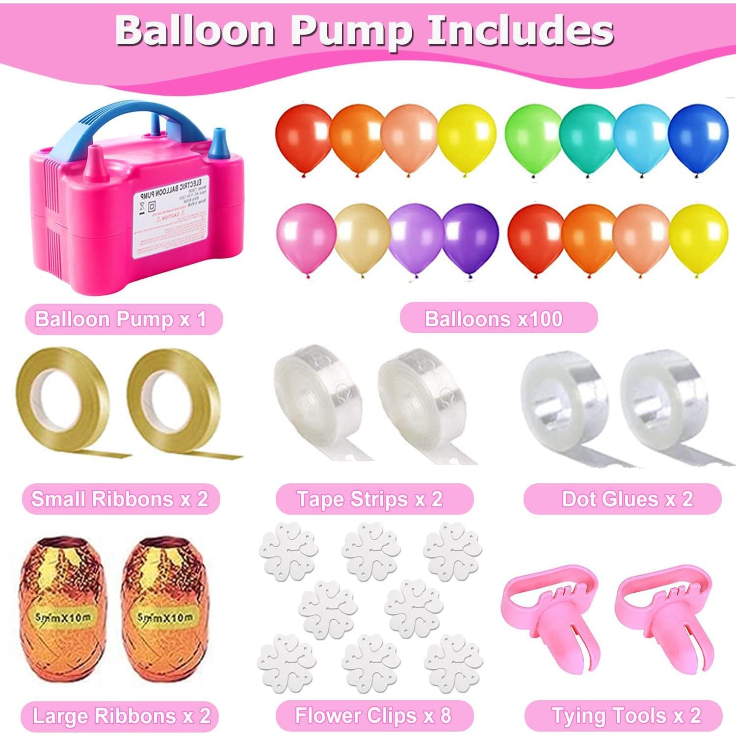 Bomba de Aire Eléctrica YehTrum 600W Portátil para Globos