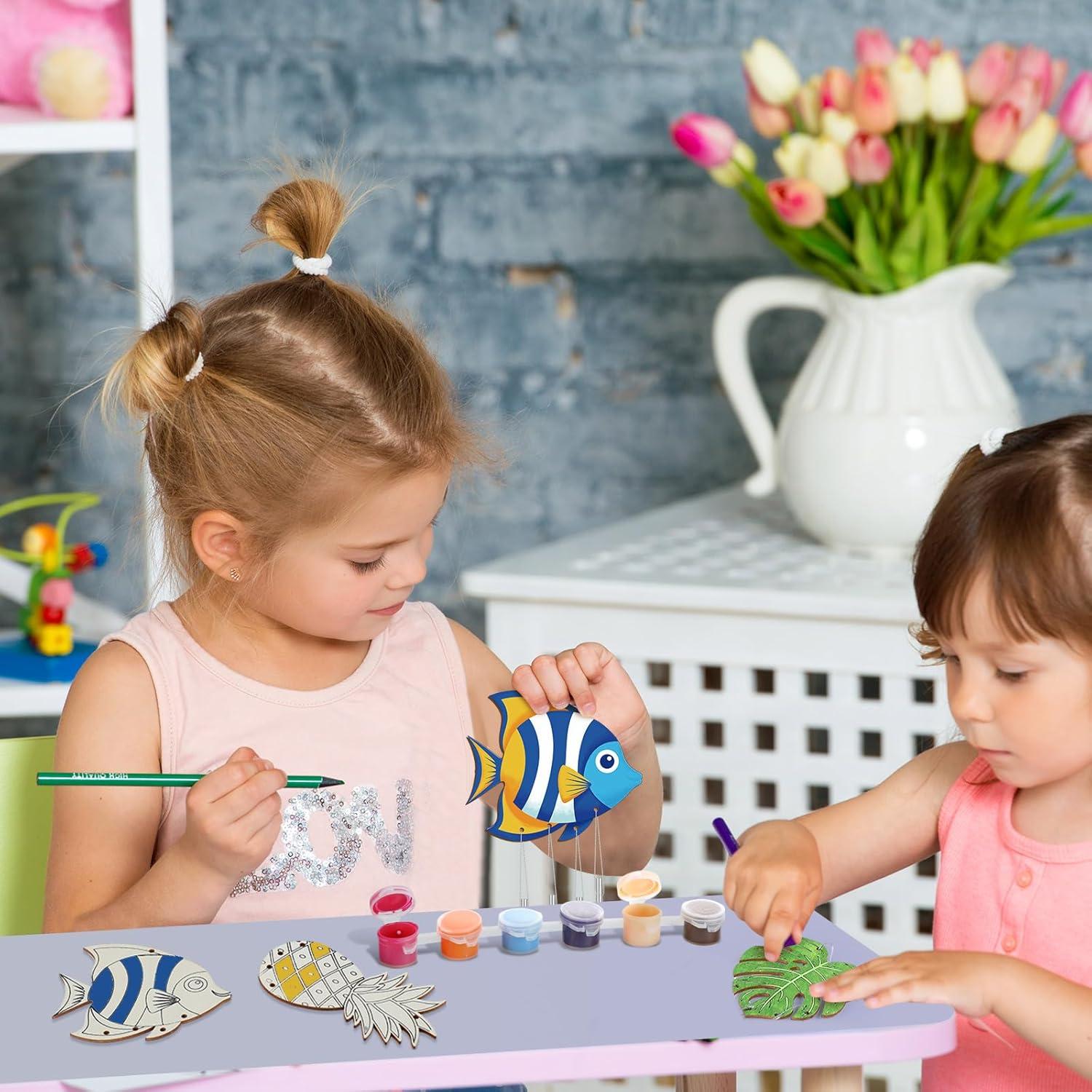 Kit de Campanas de Viento Tropical Silipull 24 Piezas DIY