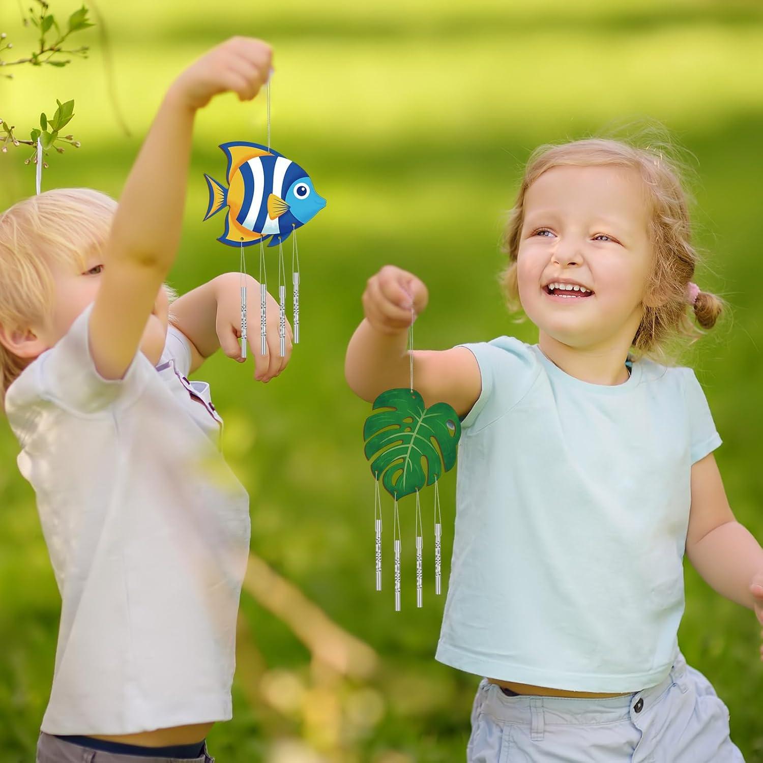 Kit de Campanas de Viento Tropical Silipull 24 Piezas DIY