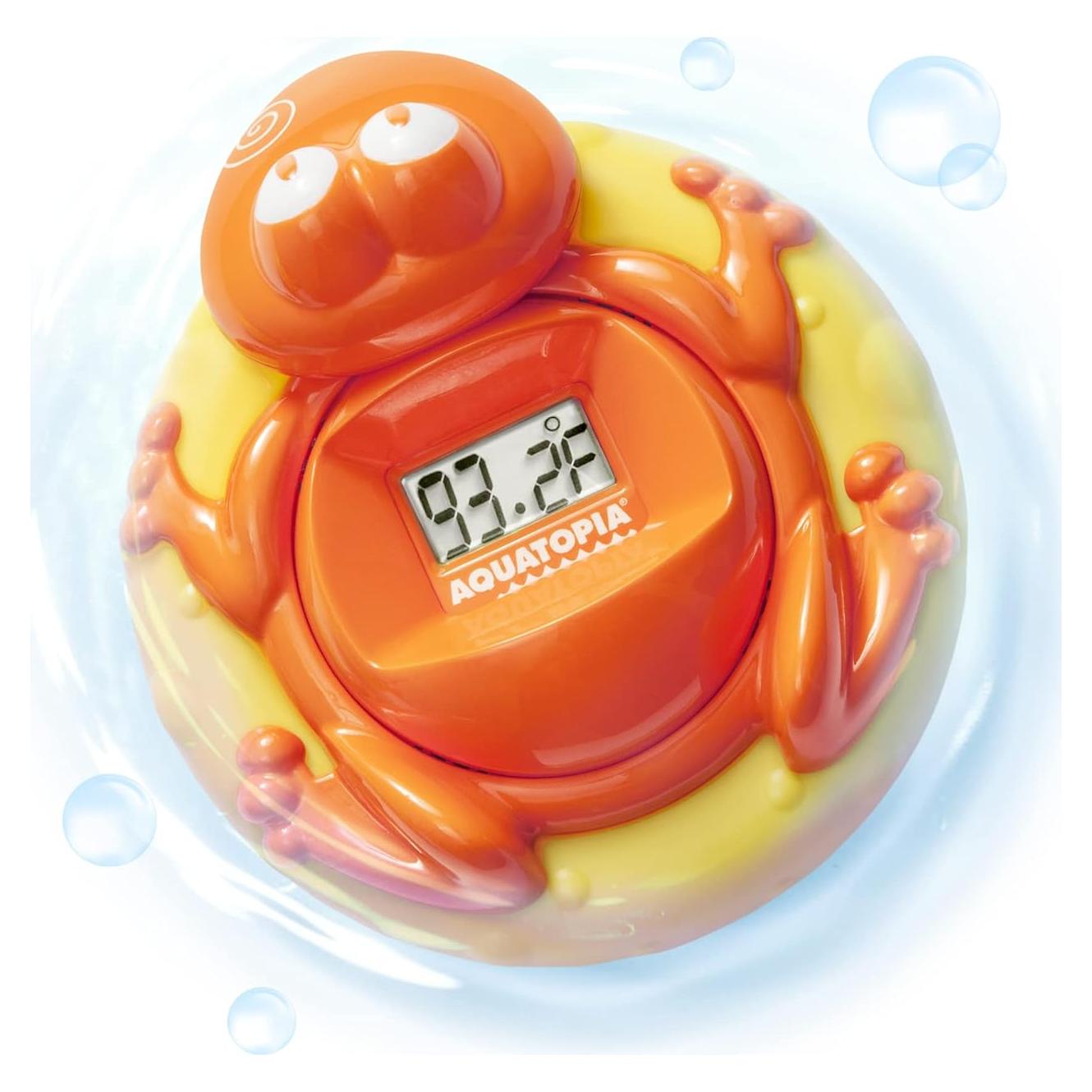 Termómetro de Baño para Bebés Aquatopia Rana Fergus Naranja