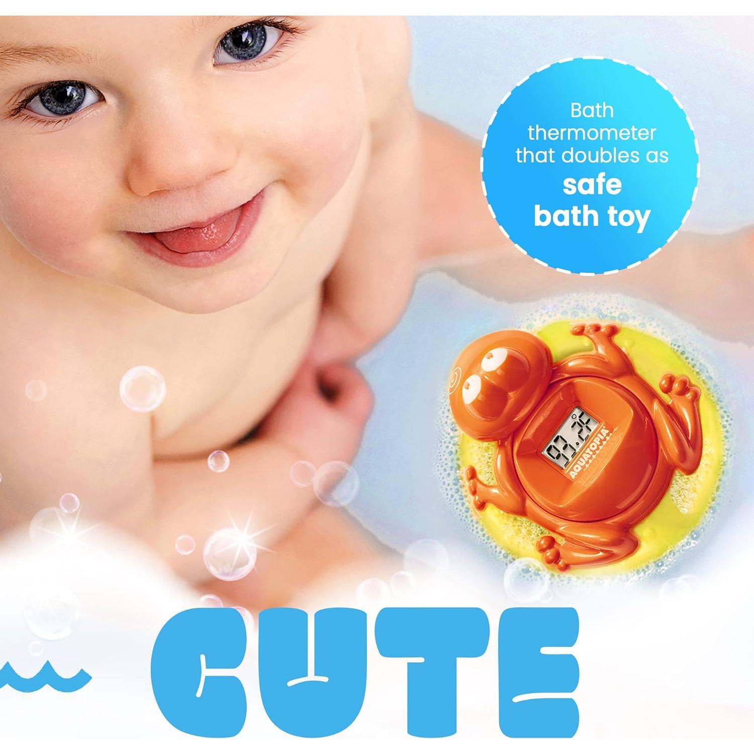 Termómetro de Baño para Bebés Aquatopia Rana Fergus Naranja
