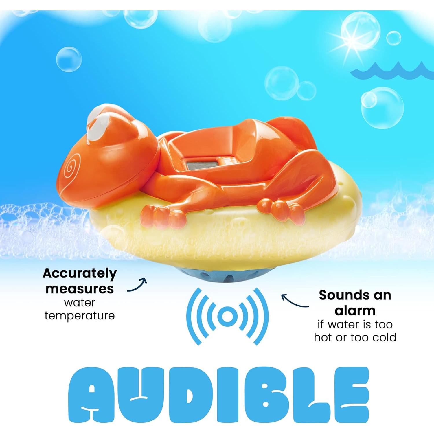 Termómetro de Baño para Bebés Aquatopia Rana Fergus Naranja