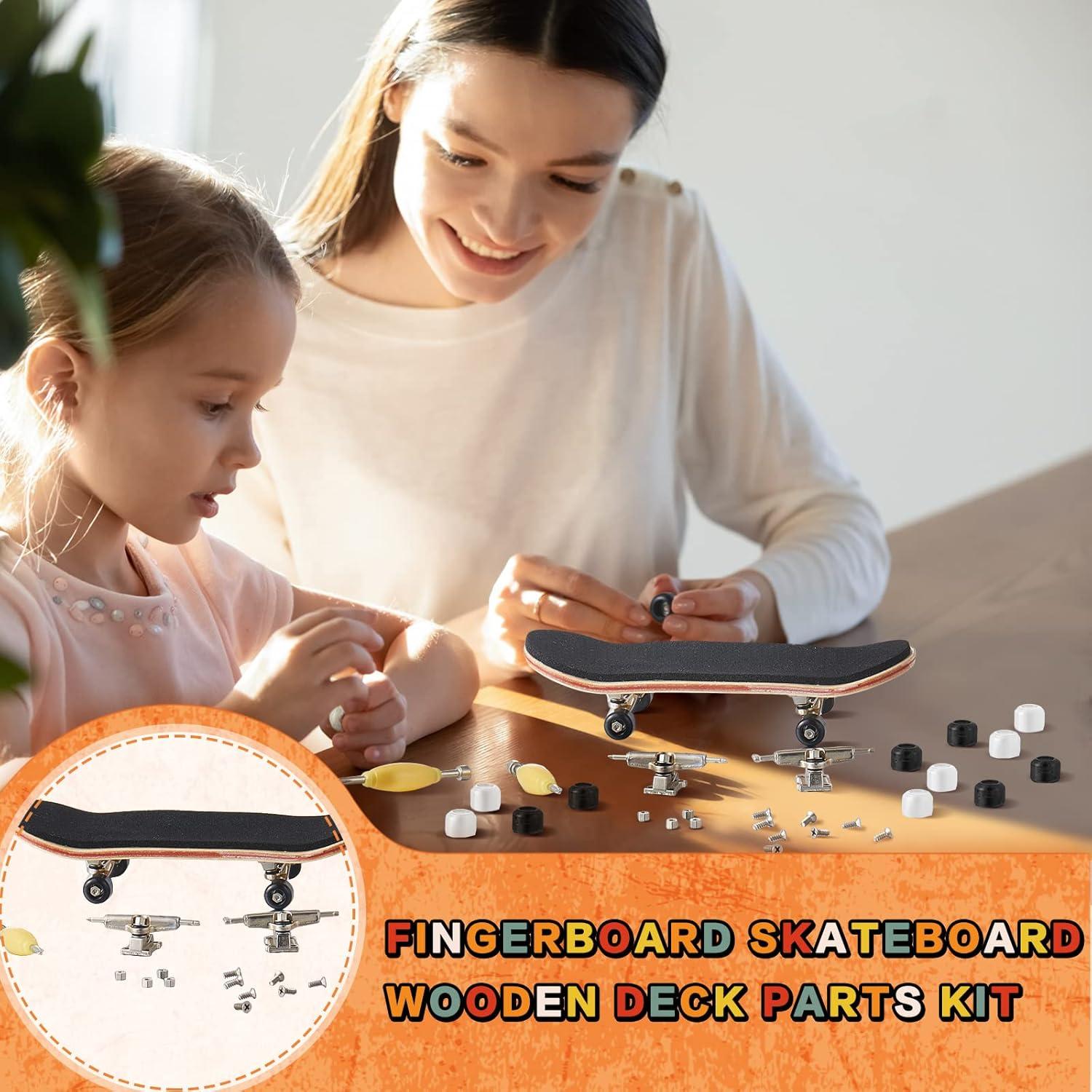 Kit de Accesorios para Fingerboard Jexine - 6 Sets DIY Mini Skateboard