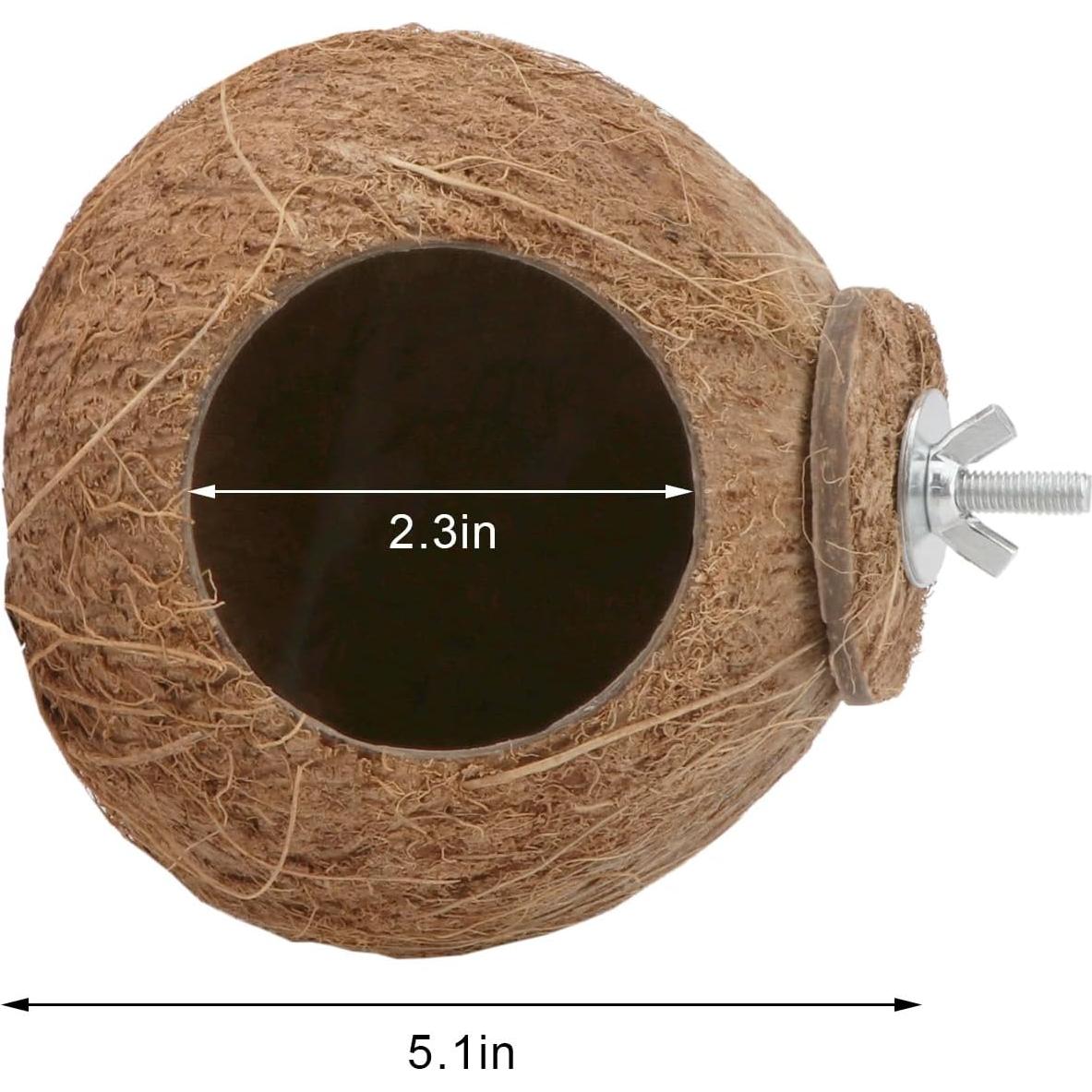 Nido de Cría para Aves Hypeety de Coco Natural 10-15cm