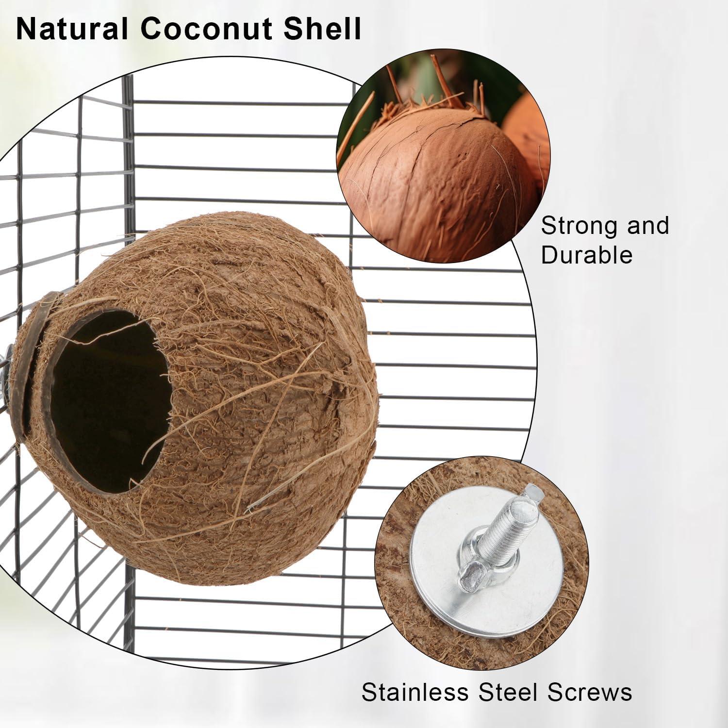 Nido de Cría para Aves Hypeety de Coco Natural 10-15cm