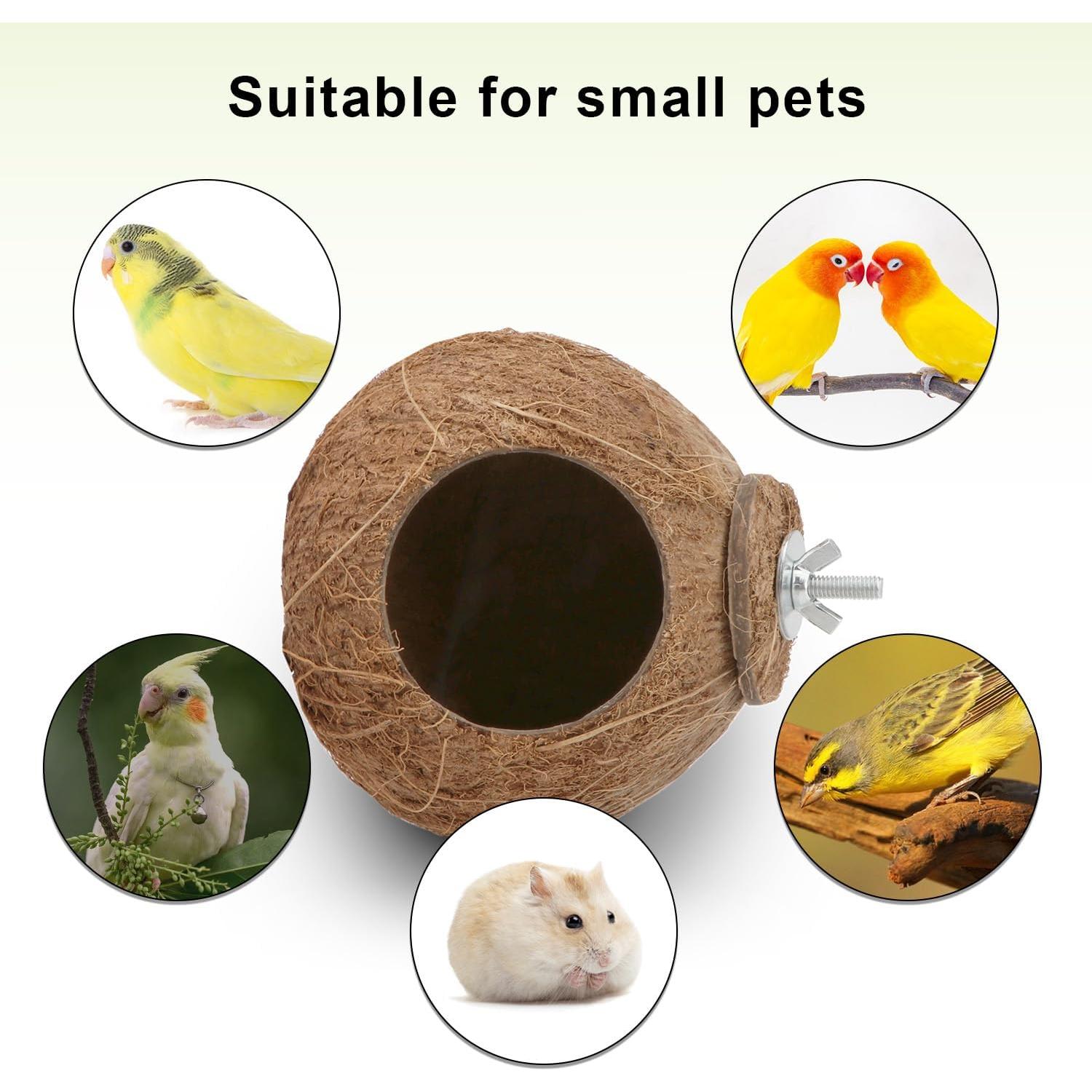 Nido de Cría para Aves Hypeety de Coco Natural 10-15cm