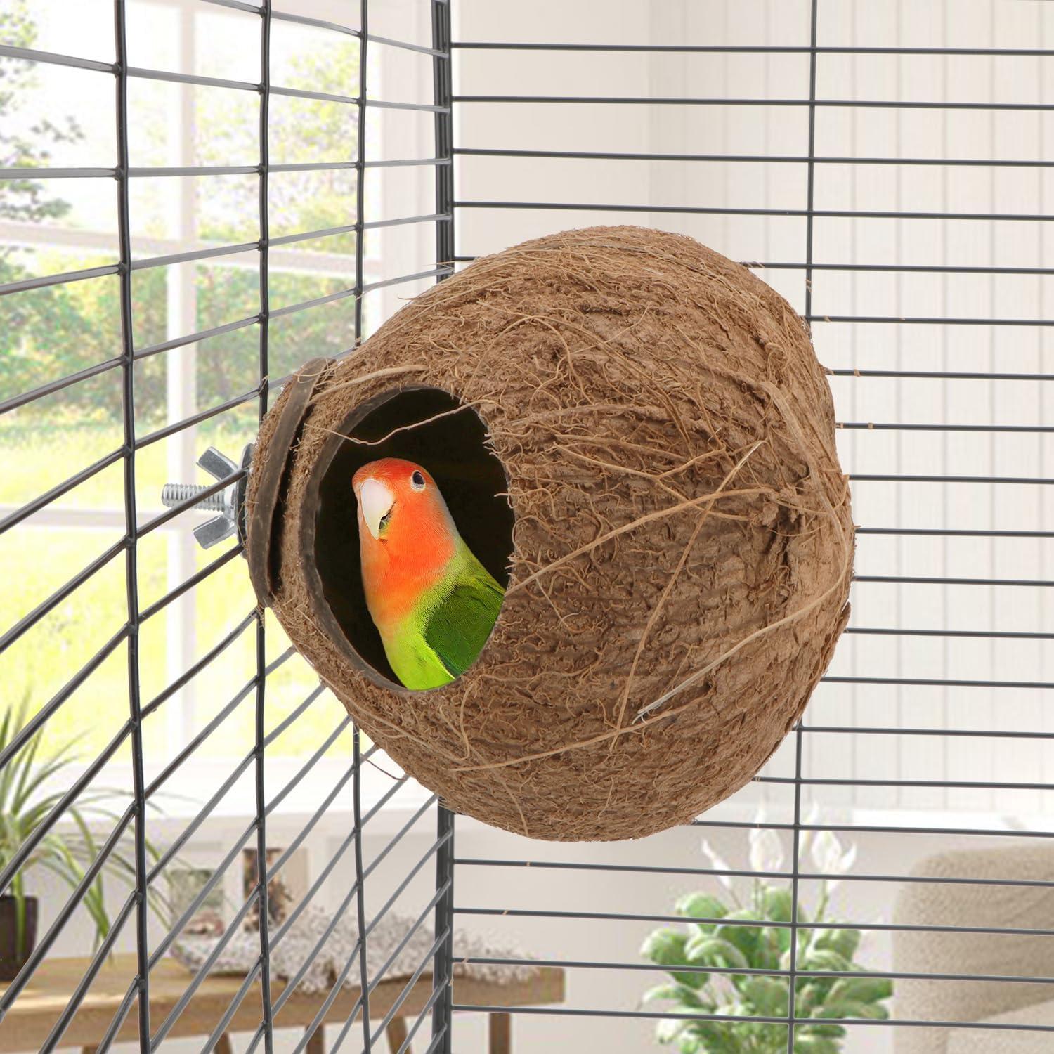 Nido de Cría para Aves Hypeety de Coco Natural 10-15cm