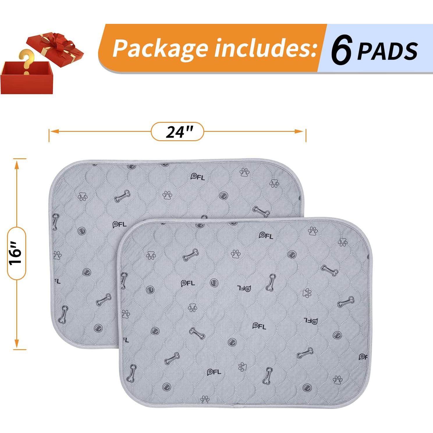 Alfombrillas Lavables para Perros PICK FOR LIFE 40.6x61cm - Paquete de 6