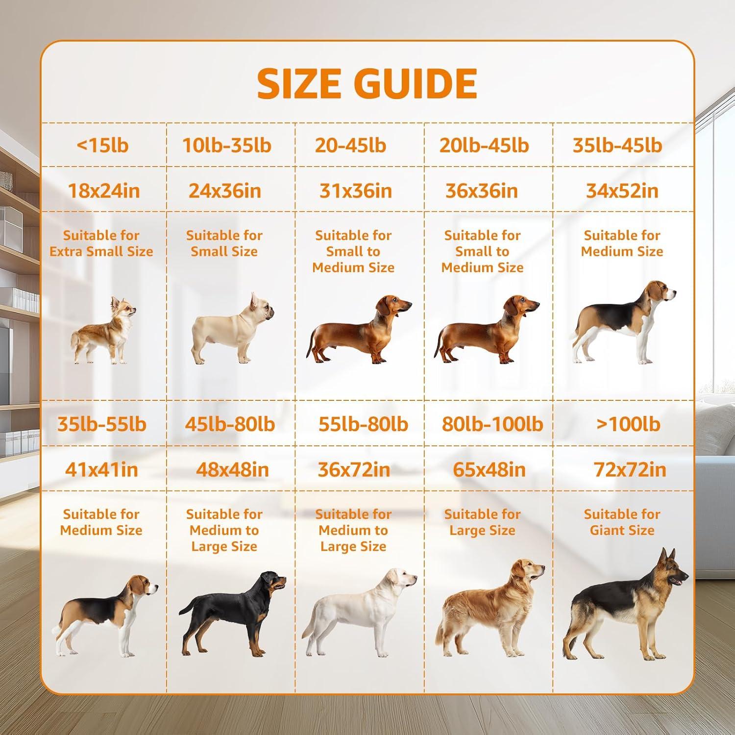 Alfombrillas Lavables para Perros PICK FOR LIFE 40.6x61cm - Paquete de 6