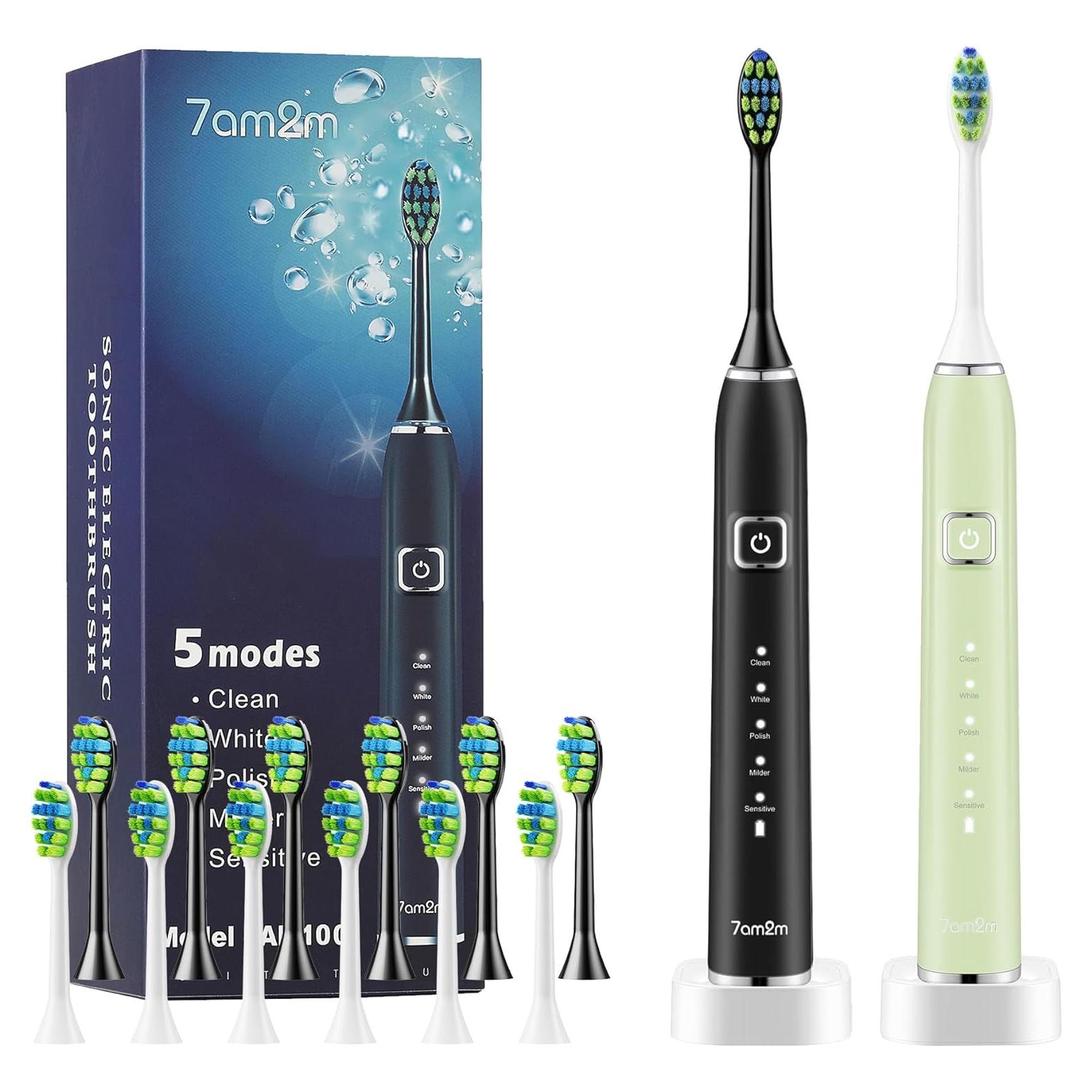 Cepillo de Dientes Eléctrico Sonic Partyreal con 6 Cabezas