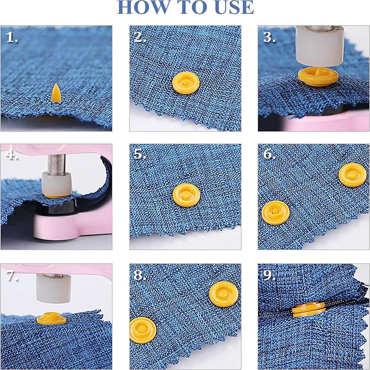 Juego de Botones LYNDA con Alicates - 300 Piezas Verde