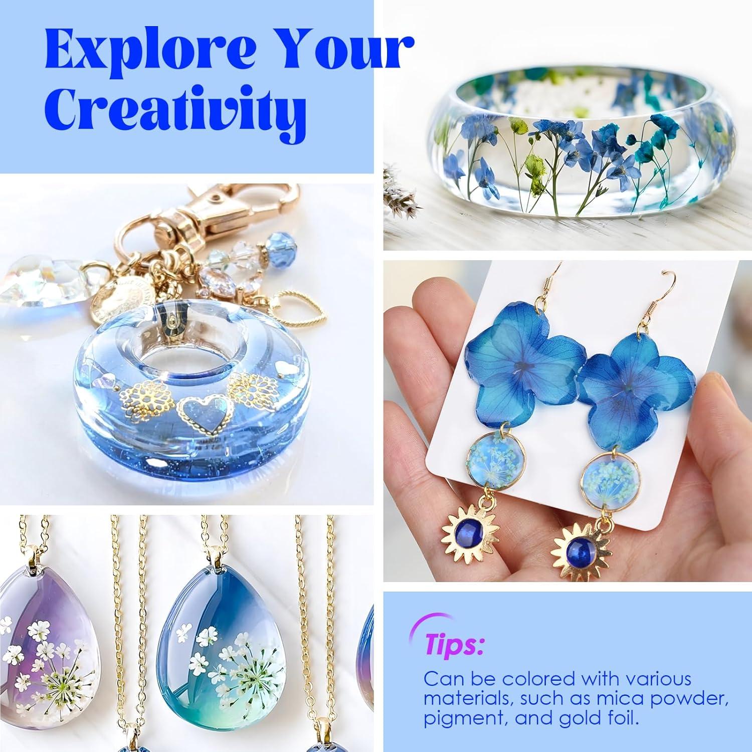 Resina UV Dura 100g Bsrezn con 8 Palitos para Manualidades