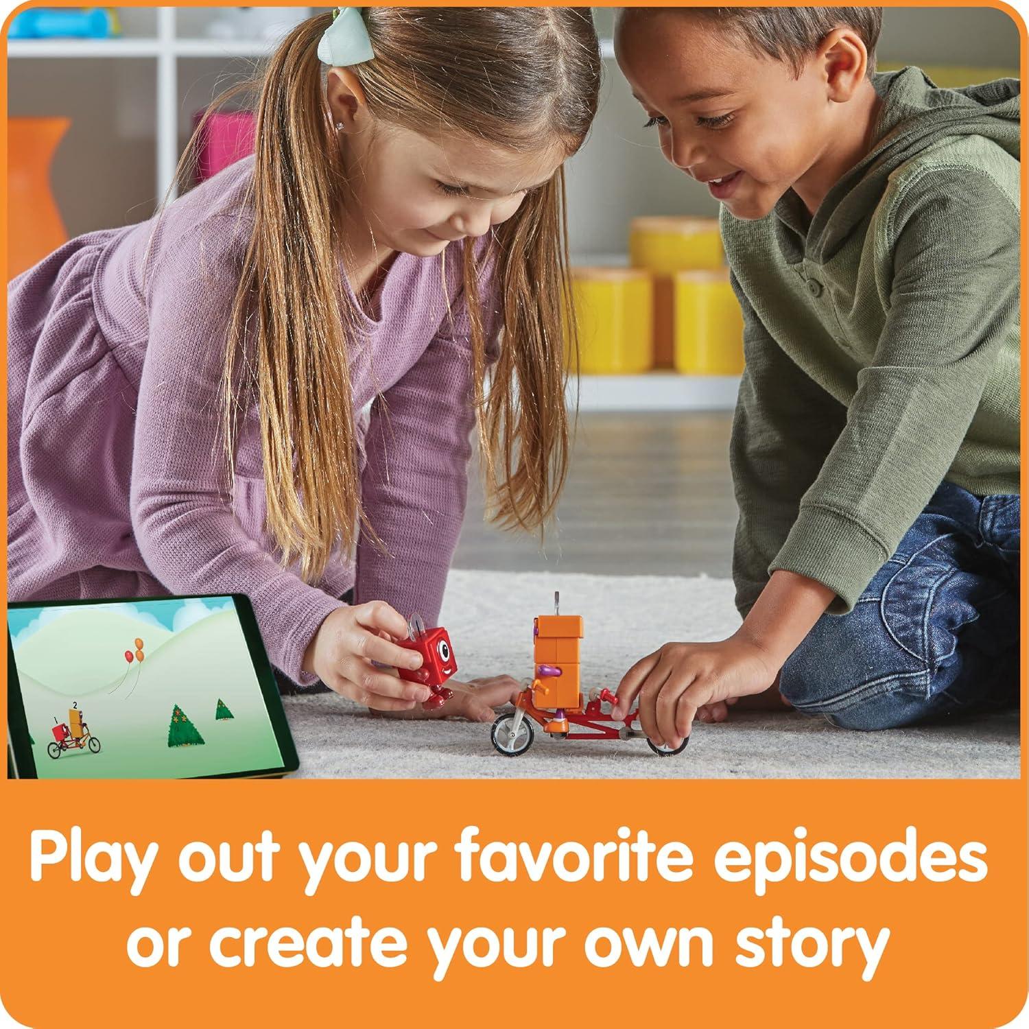 Aventura en Bicicleta Numberblocks Uno y Dos - Juguete Educativo