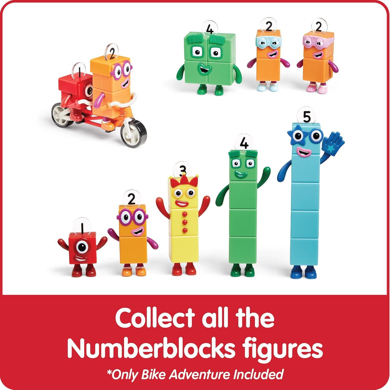 Aventura en Bicicleta Numberblocks Uno y Dos - Juguete Educativo