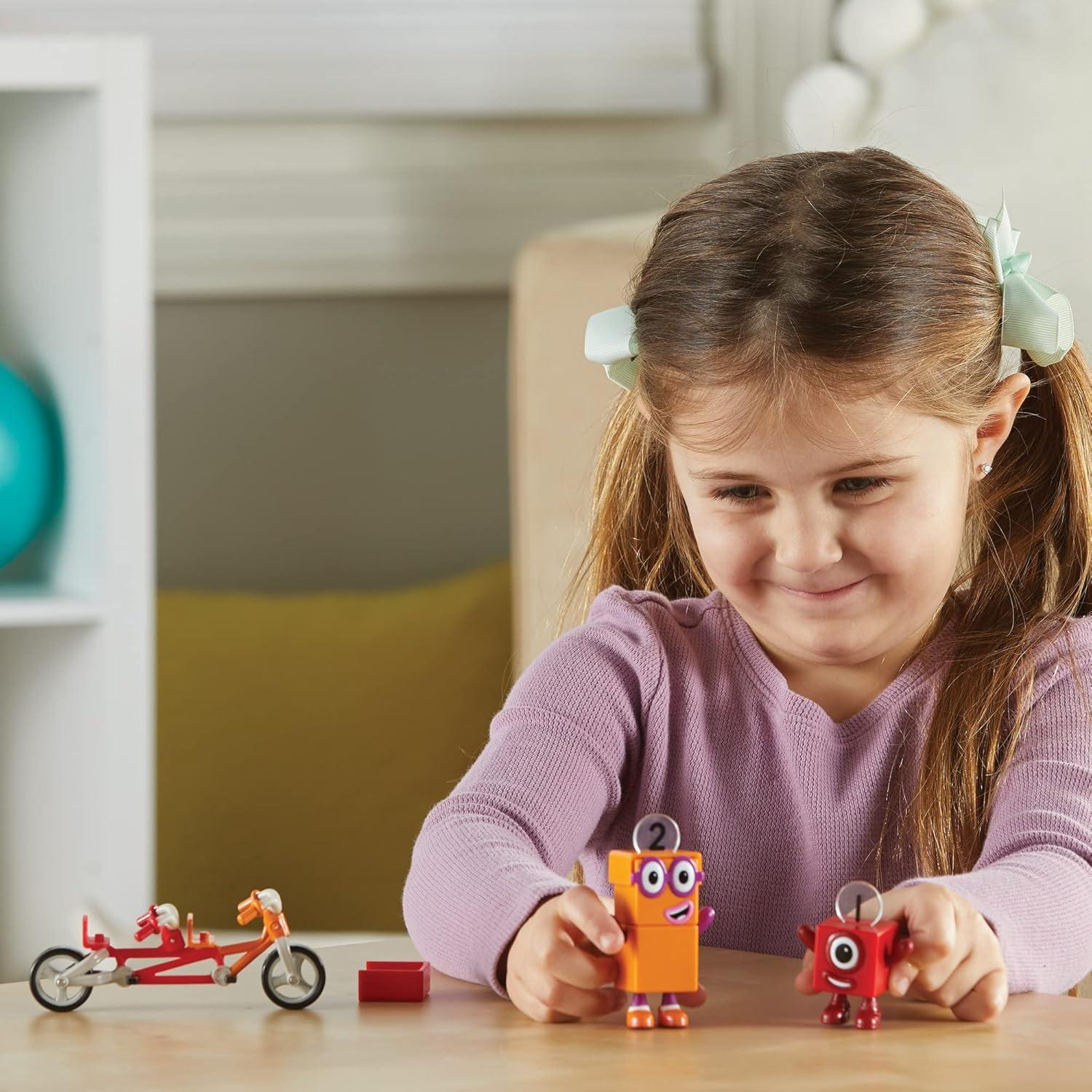 Aventura en Bicicleta Numberblocks Uno y Dos - Juguete Educativo
