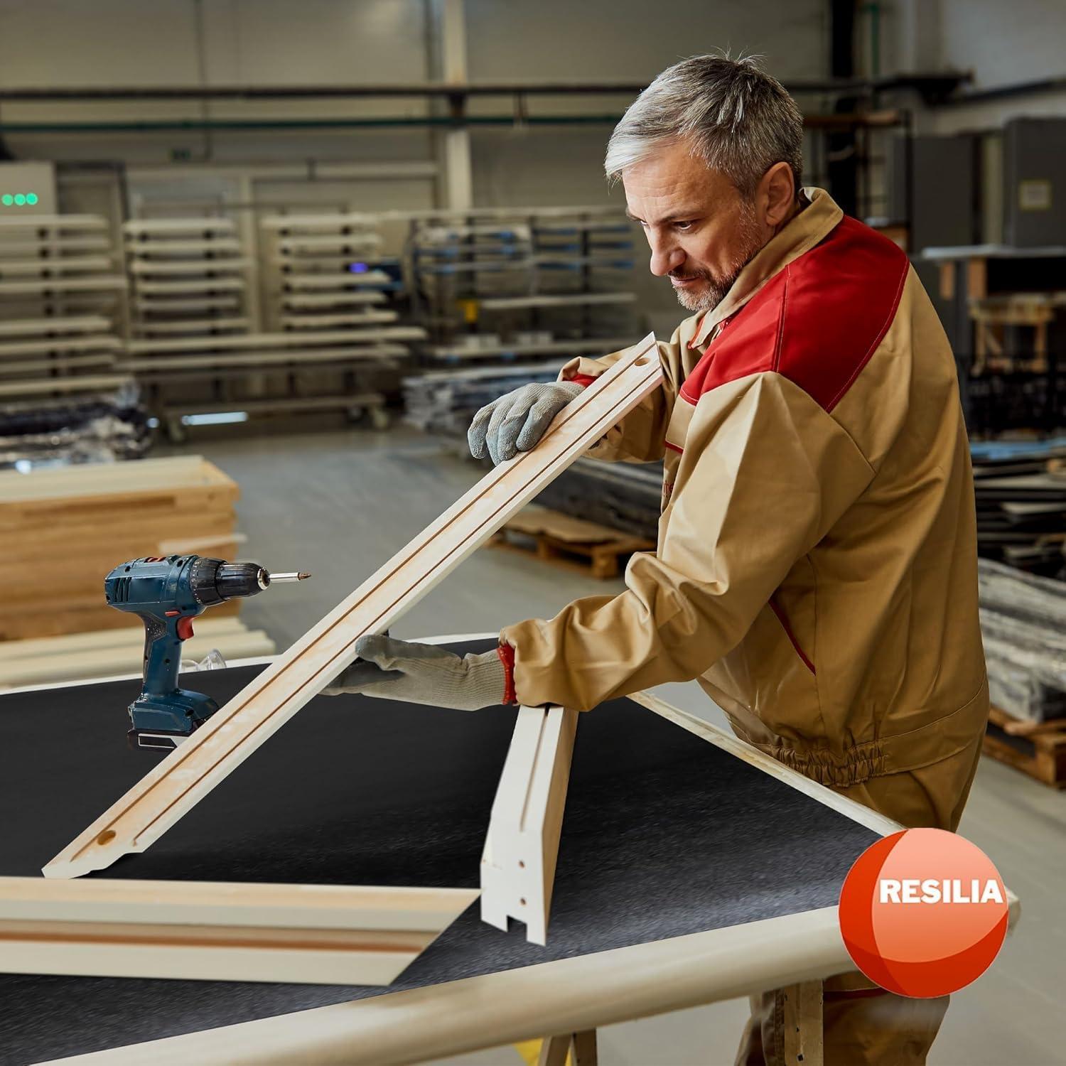 Alfombrilla de Banco de Trabajo RESILIA 38.1x91.4 cm Vinilo Negro