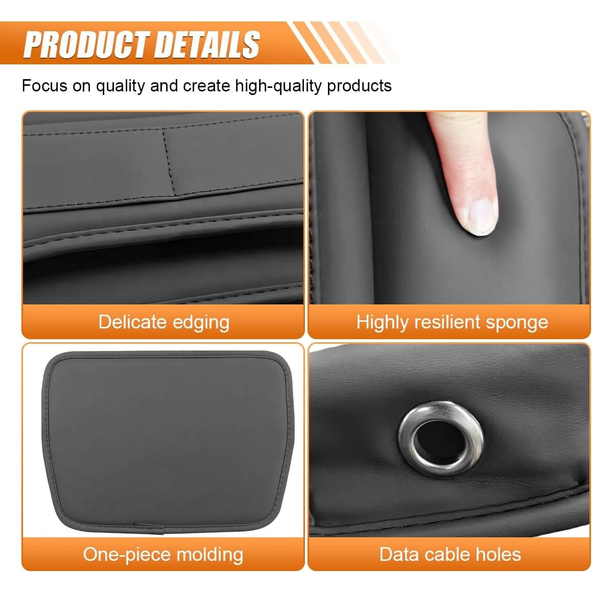 Organizador de Espacio entre Asientos de Coche LAINLOY Negro