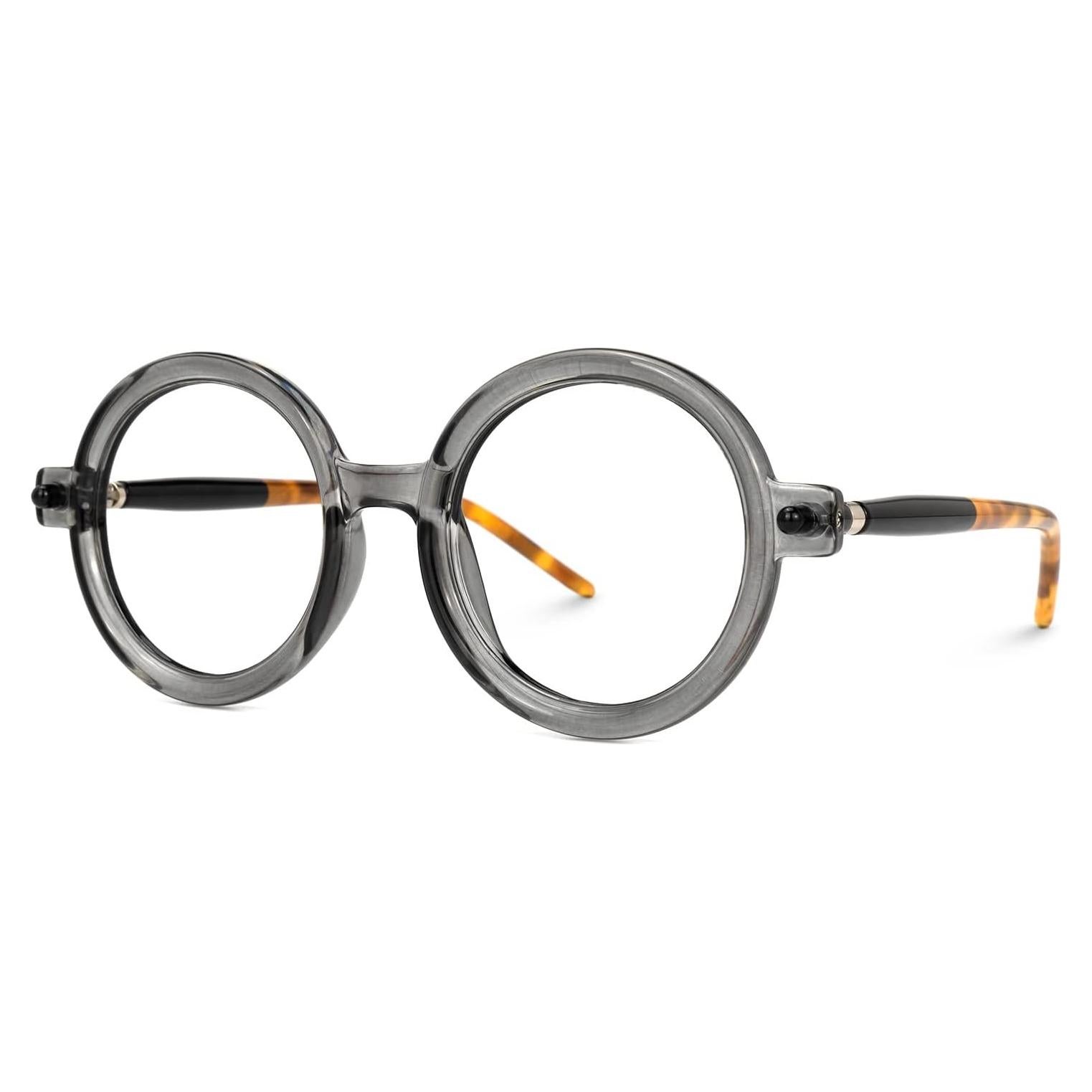 Gafas Redondas Zeelool ZJGX633614 con Lentes Bloqueadores de Luz Azul