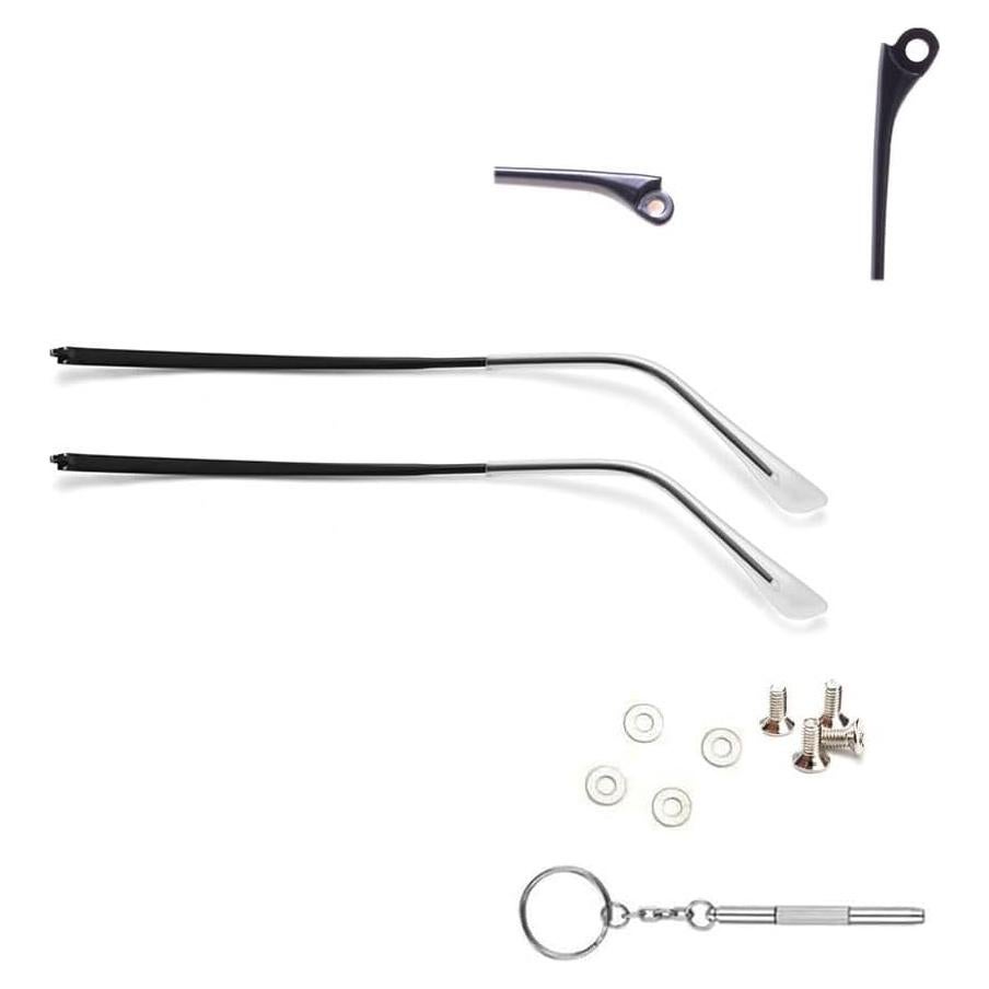 Templos de Reemplazo para Gafas Janky - 1 Par Negro