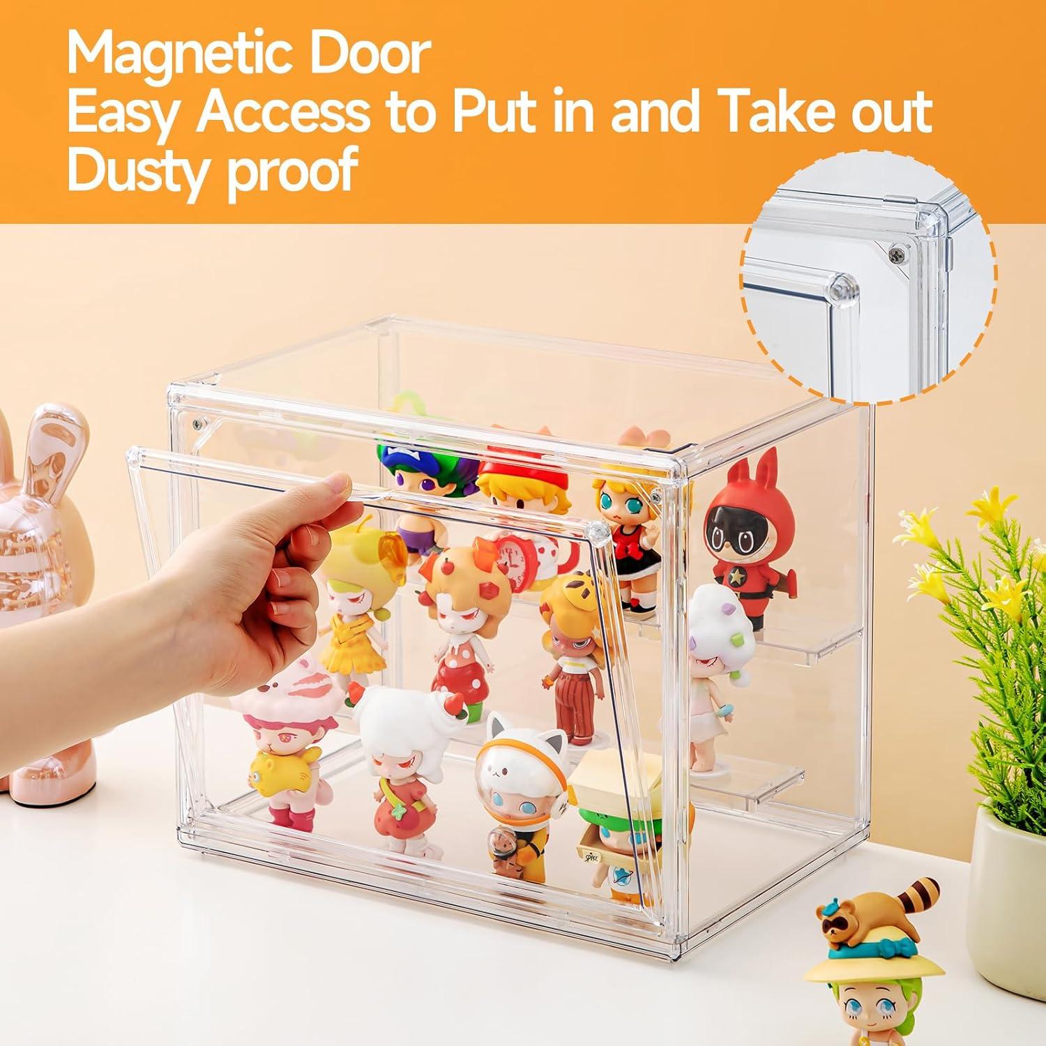 Caja de Exhibición Acrílica Cocheetah Pequeña 1 Nivel 27.2x18.2cm